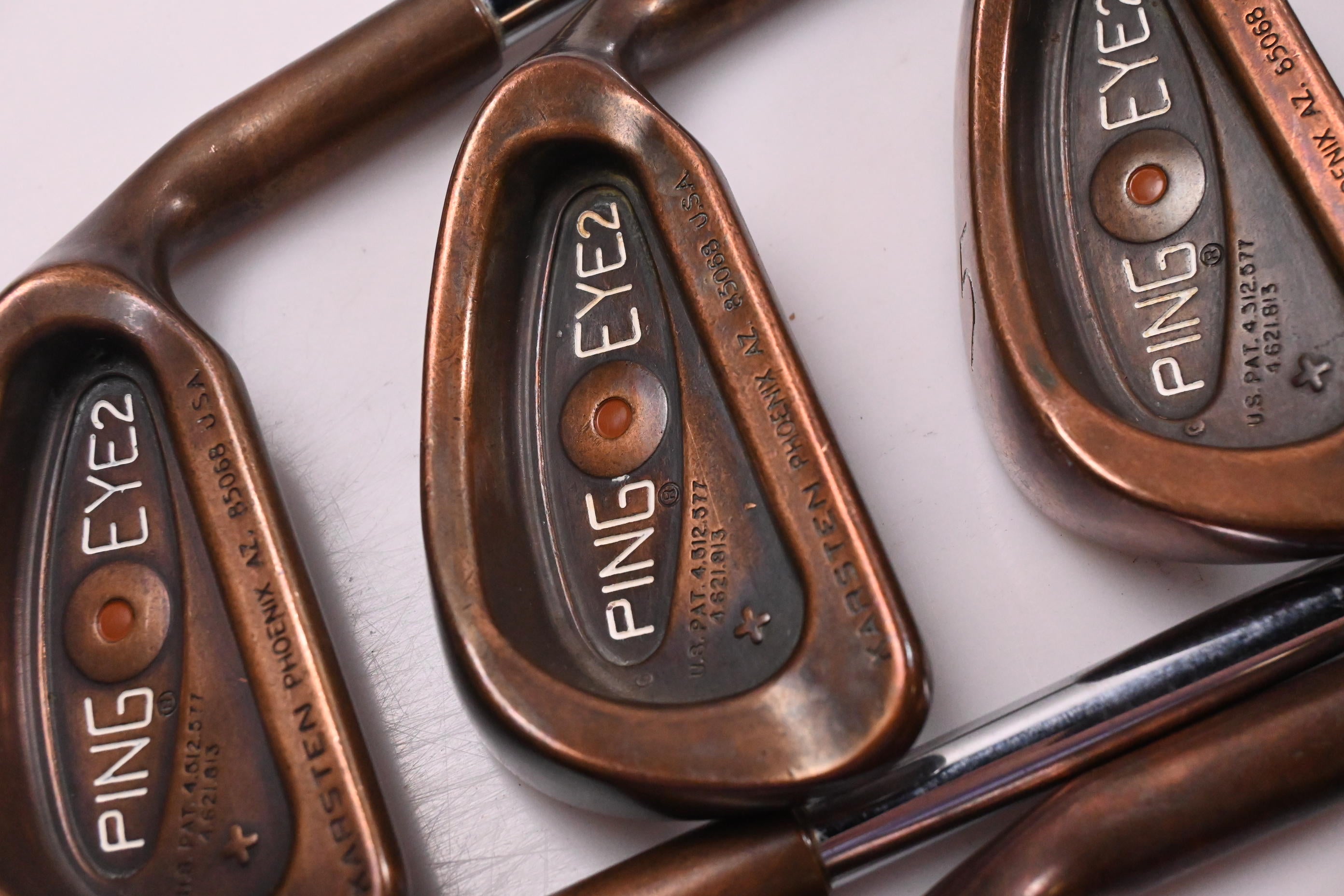 Ping Eye 2+ BeCu Irons / 3-PW+SW / Brown Dot / Stiff Flex Ping K-Shaft Shafts