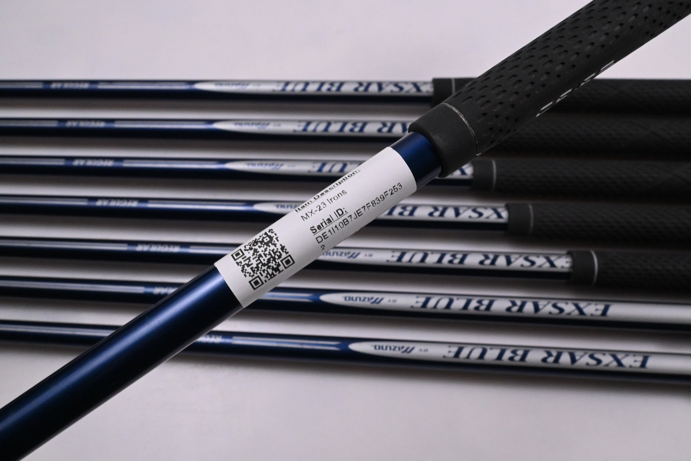 Mizuno MX-23 Irons / 3-PW / Regular Flex Mizuno Exsar Blue Shafts