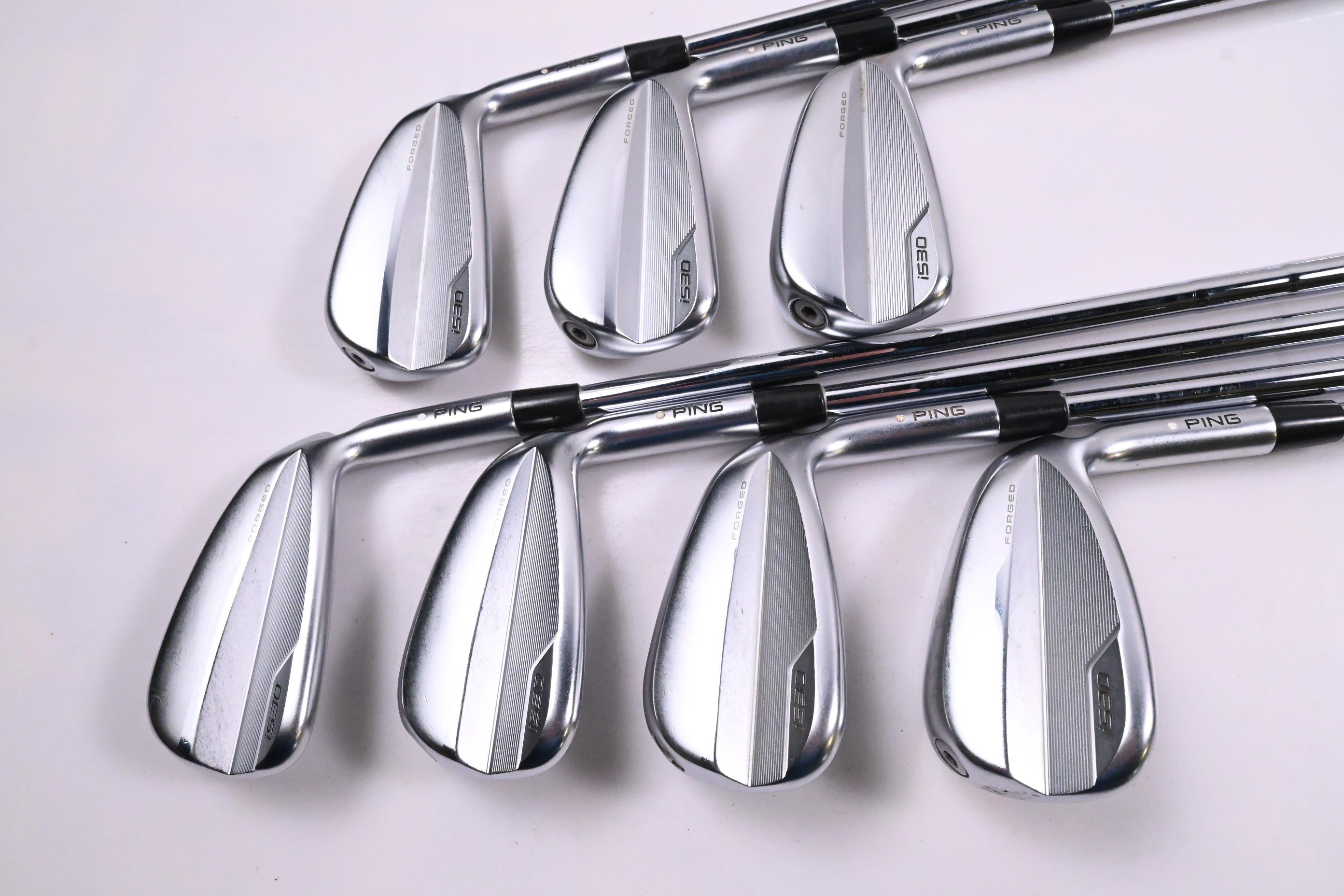 Ping i530 Irons / 5-PW+UW / White Dot / Stiff Flex N.S.PRO Modus 3 Tour 105