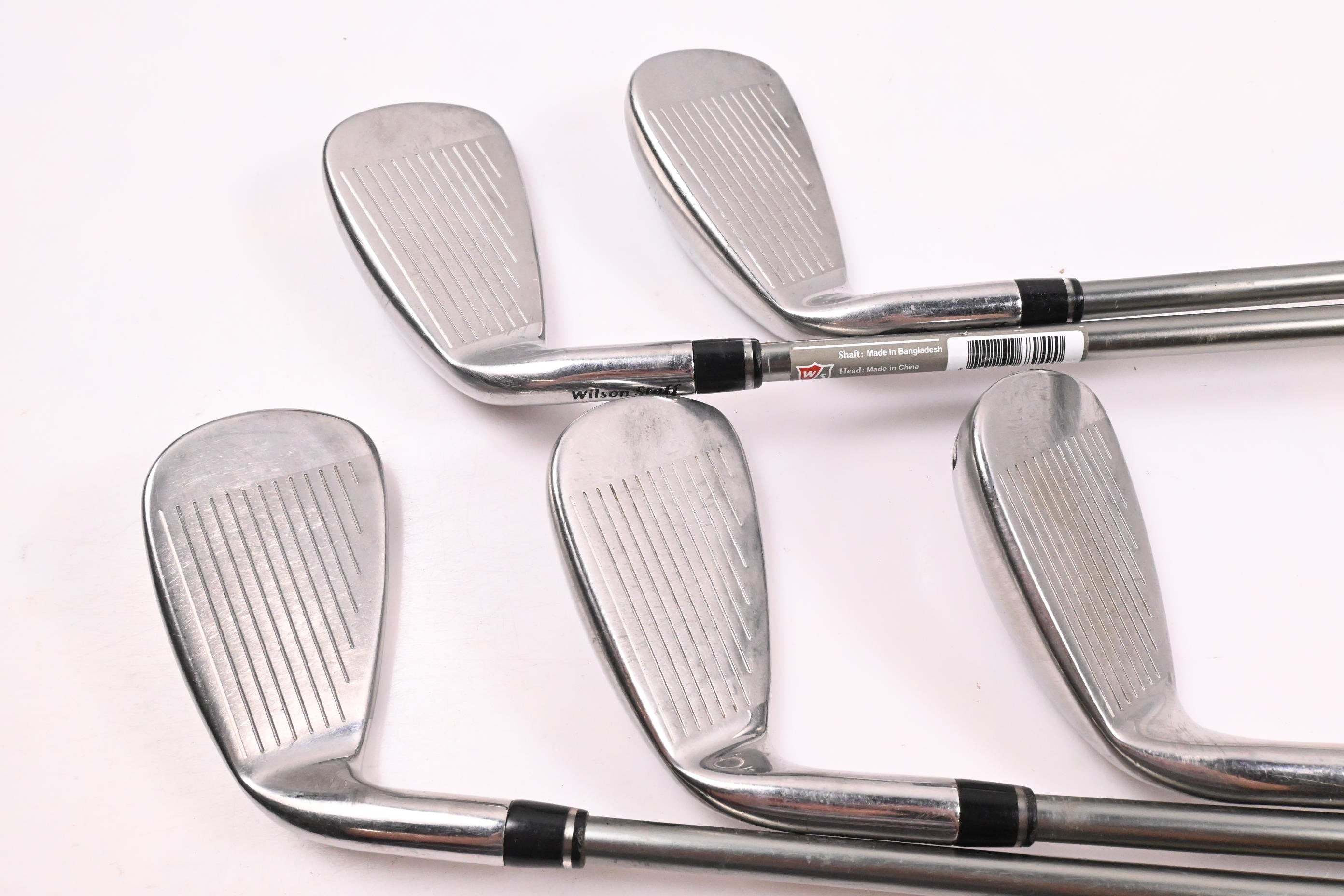 Wilson D350 Irons / 6-PW / Regular Flex UST Elements Chrome 59 Shafts