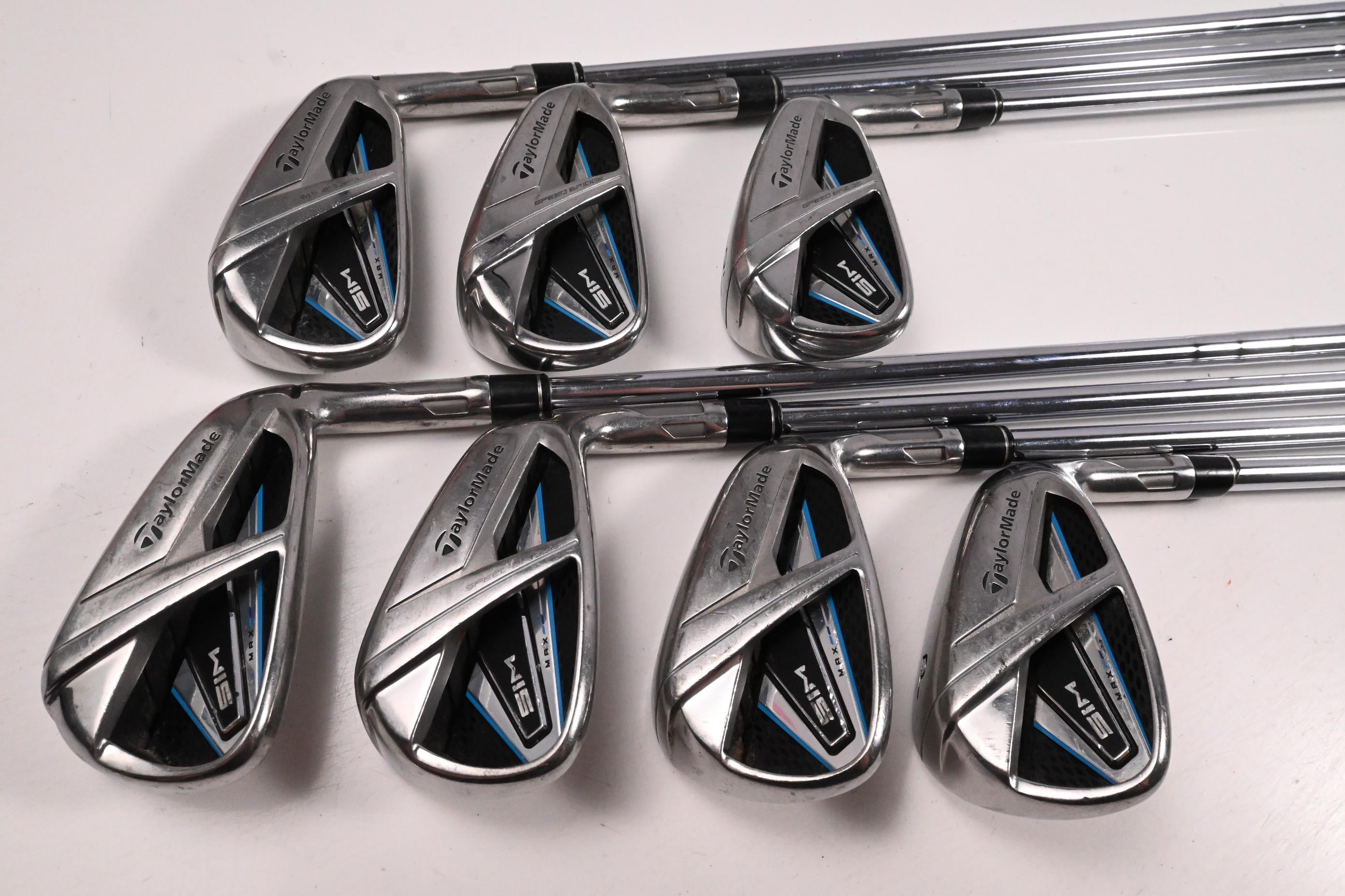 Taylormade SIM Max Irons / 4-PW / Stiff Flex KBS MAX 85 Shafts