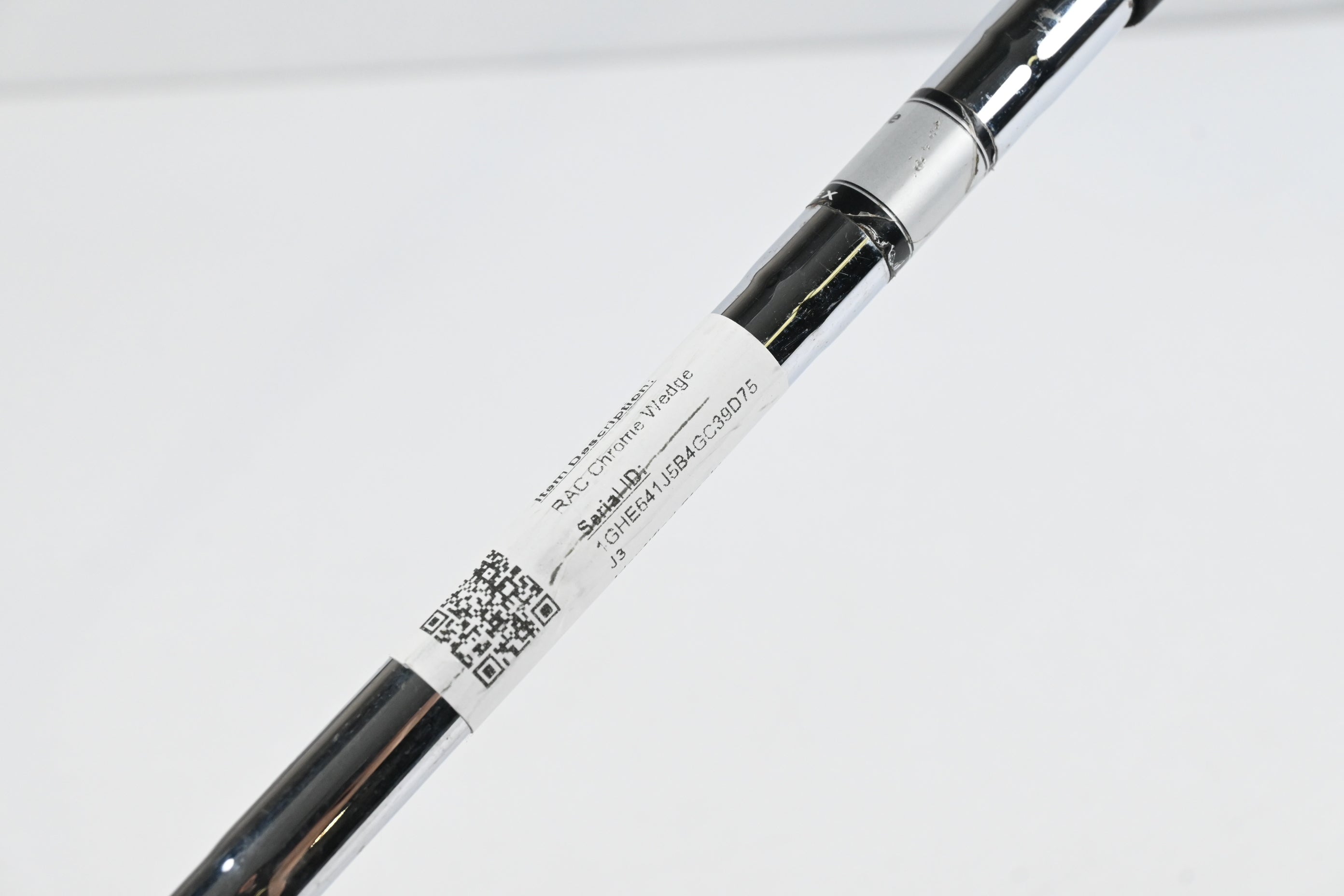 Left Hand Taylormade RAC Chrome Lob Wedge / 60 Degree / Wedge Flex RAC Shaft