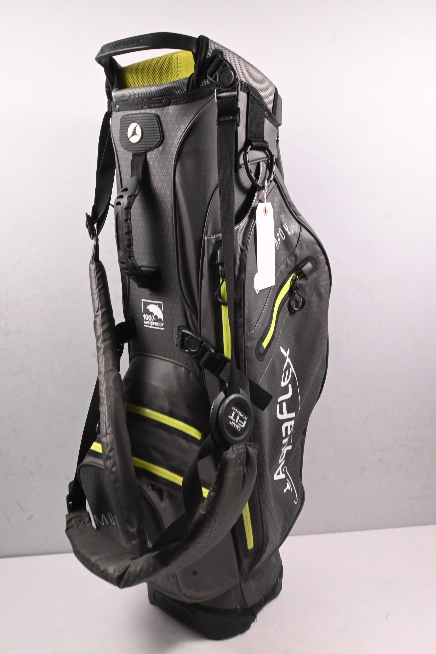 Motocaddy AquaFlex Stand Bag / 5-Way Divider / Grey, Green