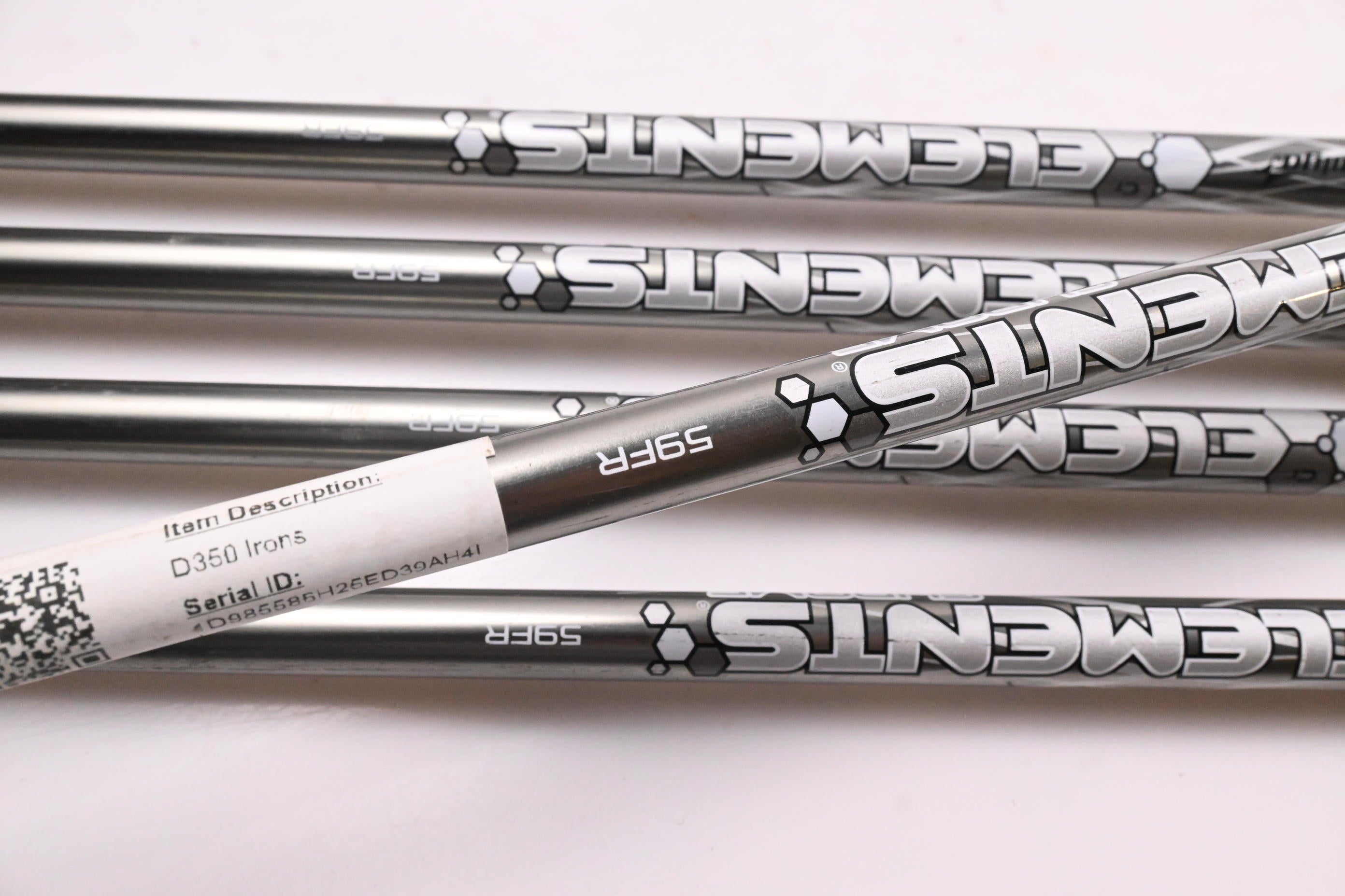 Wilson D350 Irons / 6-PW / Regular Flex UST Elements Chrome 59 Shafts