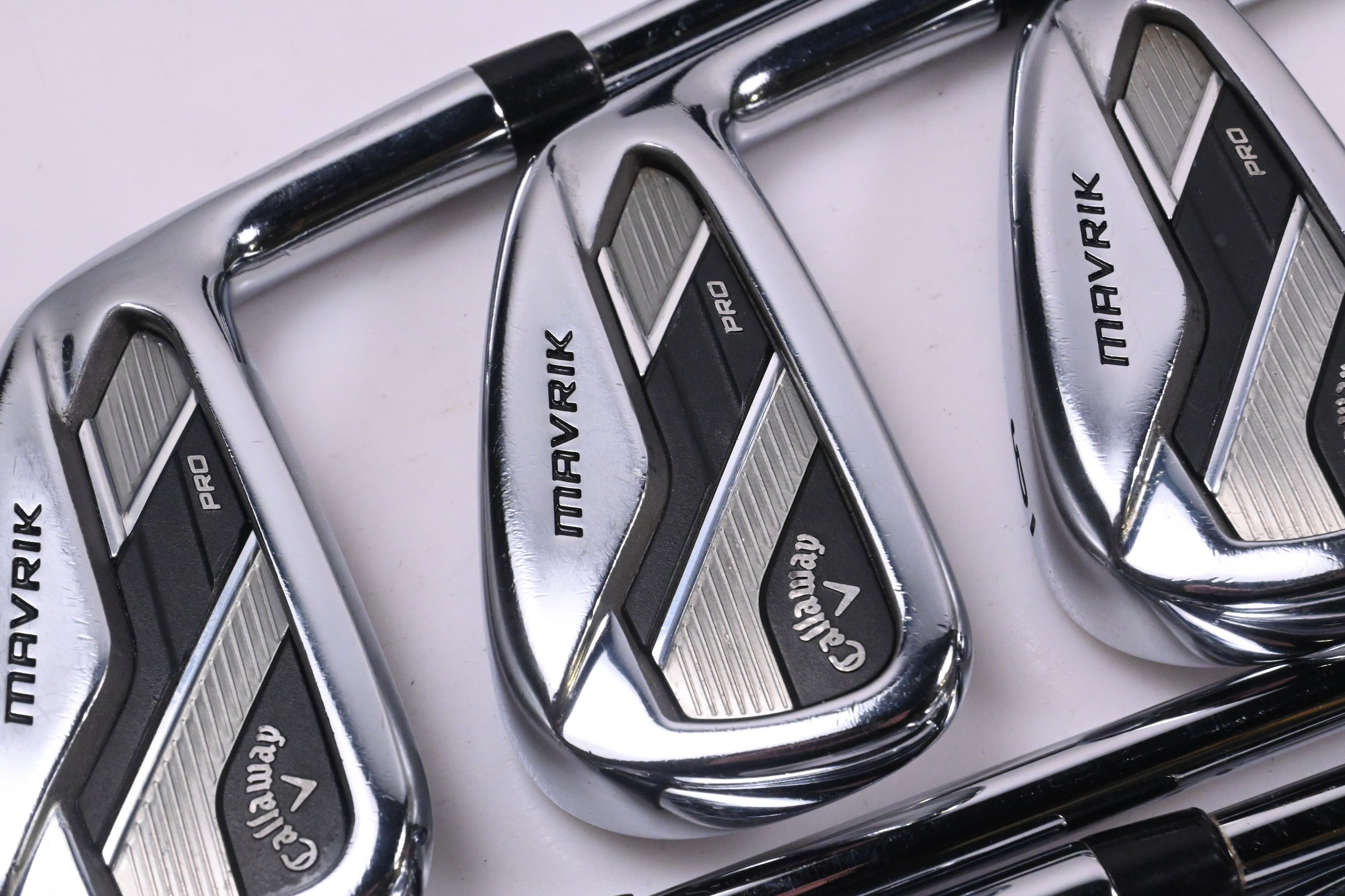 Callaway Mavrik Pro Irons / 4-PW / Stiff Flex Elevate 95 Shafts