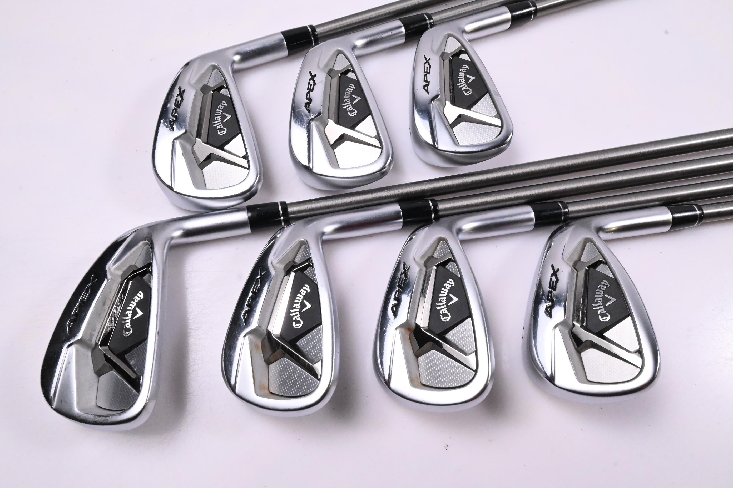 Callaway Apex 21 Irons / 4-PW / Stiff Flex Aerotech Steelfiber fc 90 Shafts