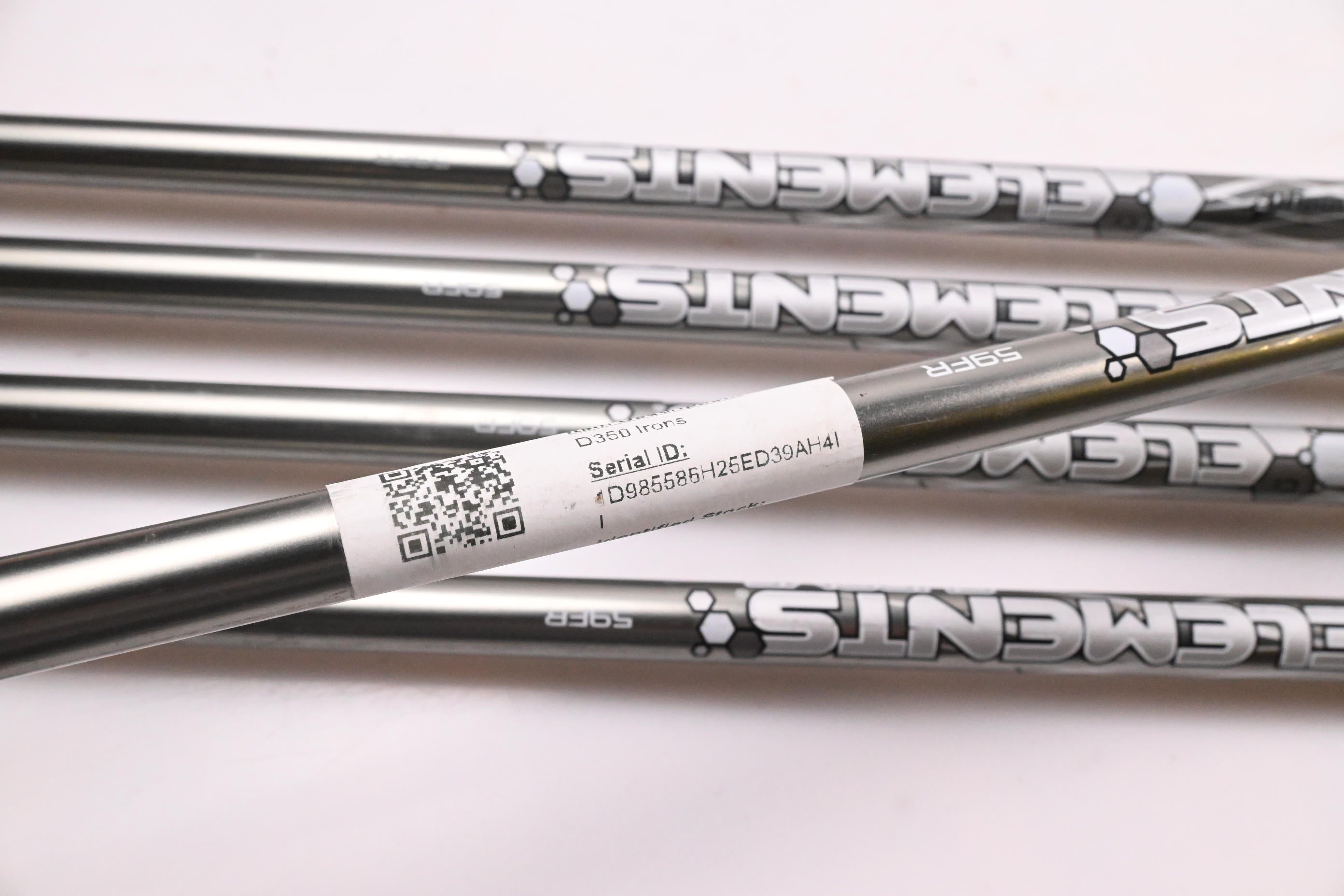 Wilson D350 Irons / 6-PW / Regular Flex UST Elements Chrome 59 Shafts