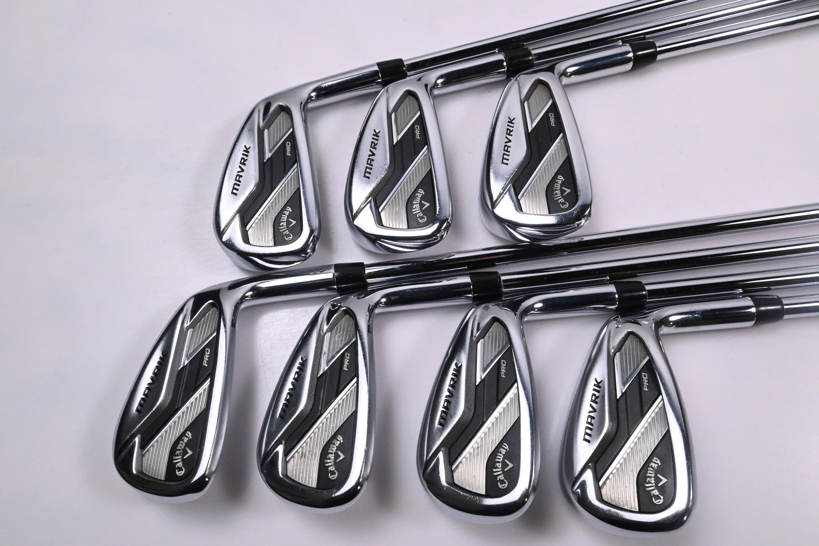 Callaway Mavrik Pro Irons / 4-PW / Stiff Flex Elevate 95 Shafts