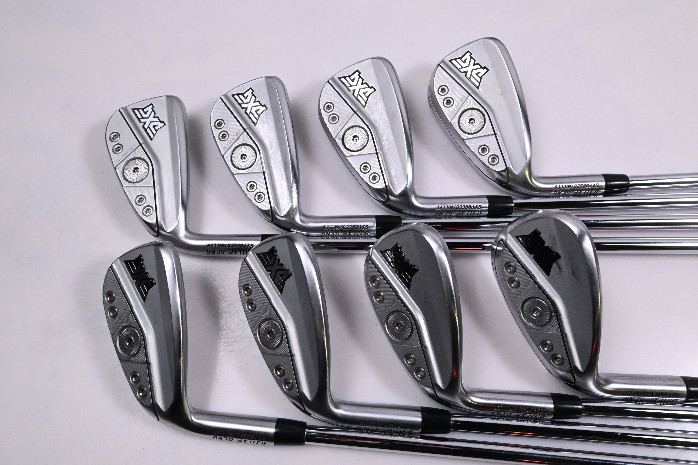 Left Hand PXG 0311 XP Gen6 Irons / 6-PW+GW+SW+LW / Regular Flex Dynamic Gold 105