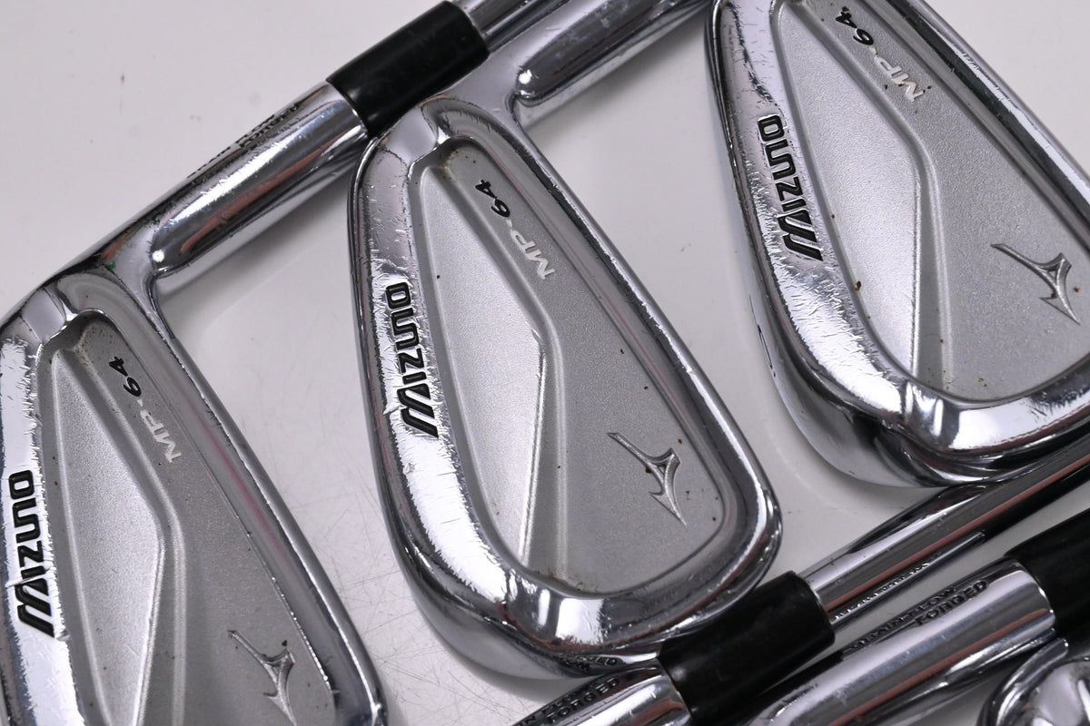 Mizuno MP-64 Irons / 4-PW / X-Flex Dynamic Gold X100 Shafts