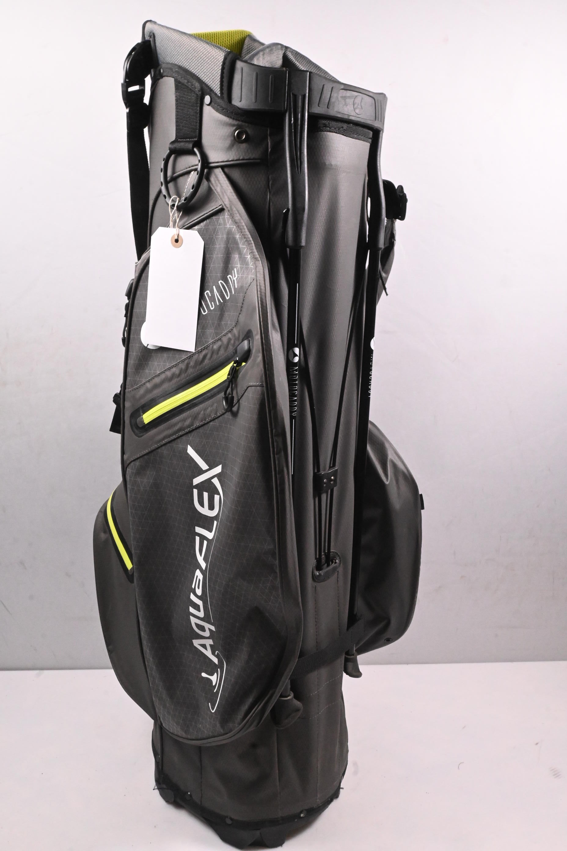 Motocaddy AquaFlex Stand Bag / 5-Way Divider / Grey, Green