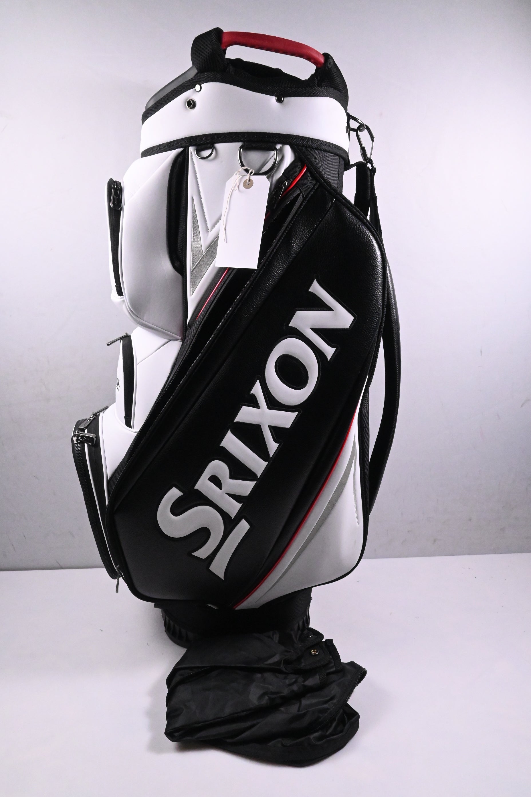 Srixon Tour Cart Bag / 14-Way Divider / White, Black, Red
