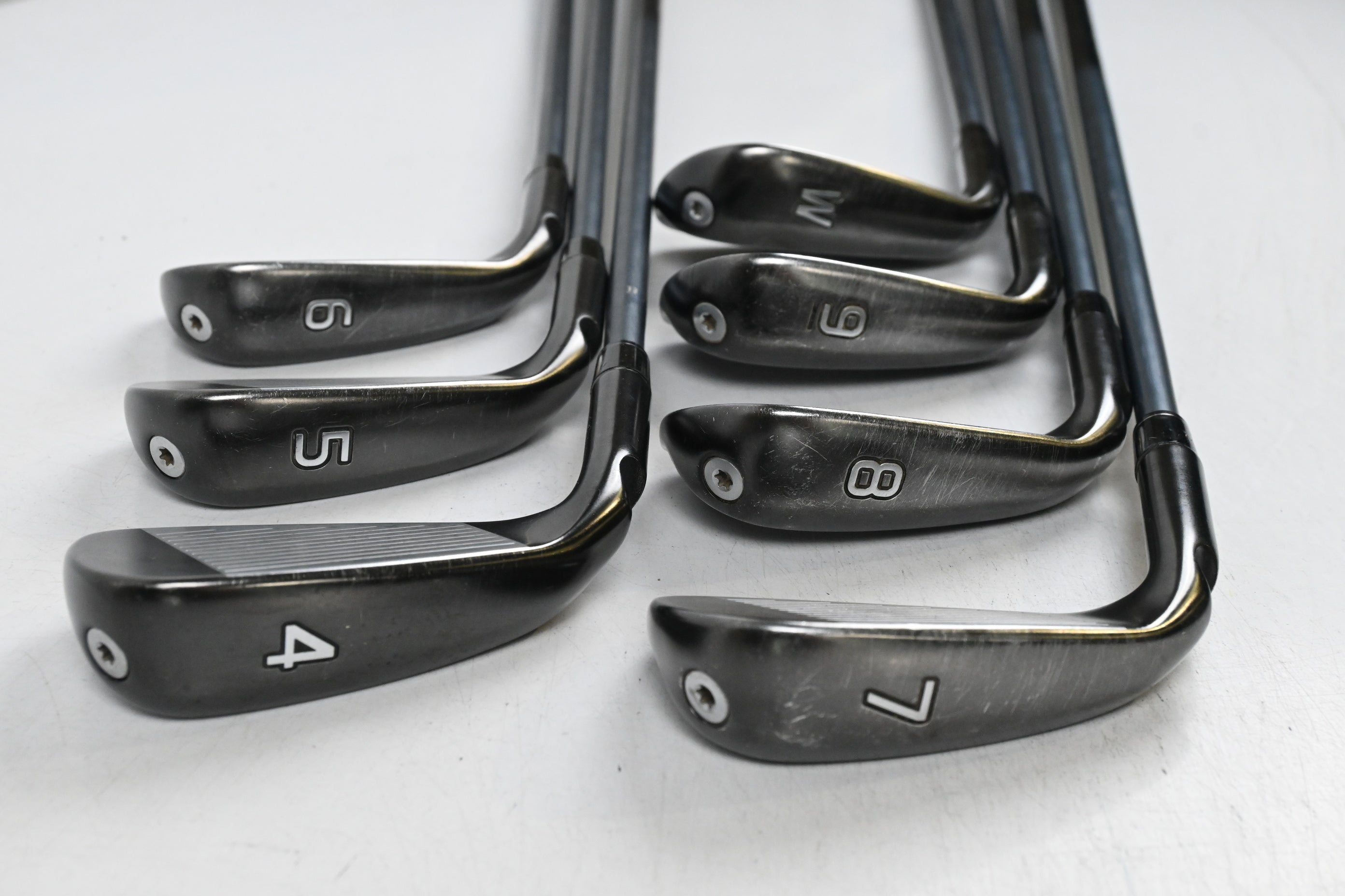 Ping G710 Irons / 4-PW / Orange Dot / Stiff Flex Ping Alta CB AWT Slate Shaft