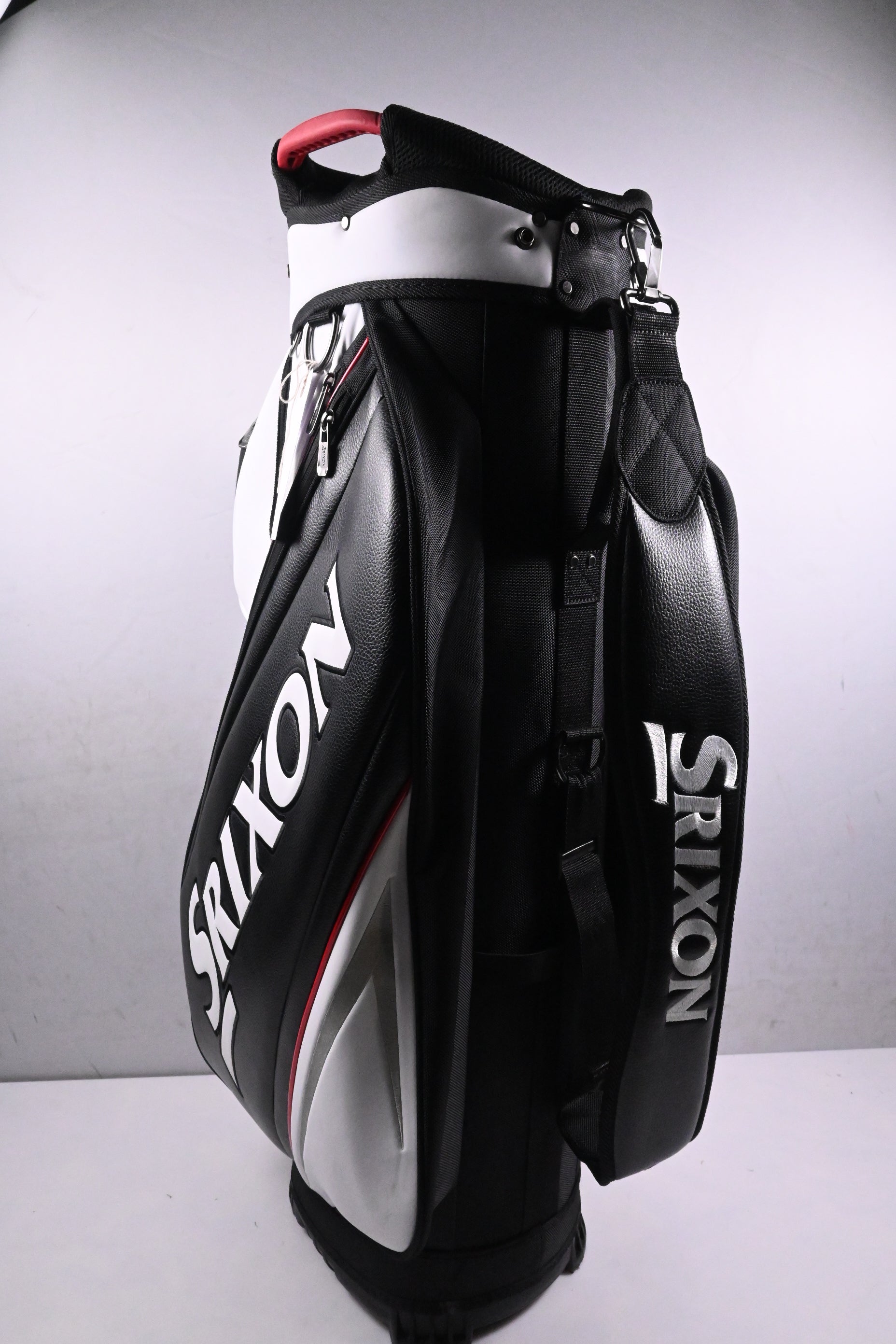Srixon Tour Cart Bag / 14-Way Divider / White, Black, Red