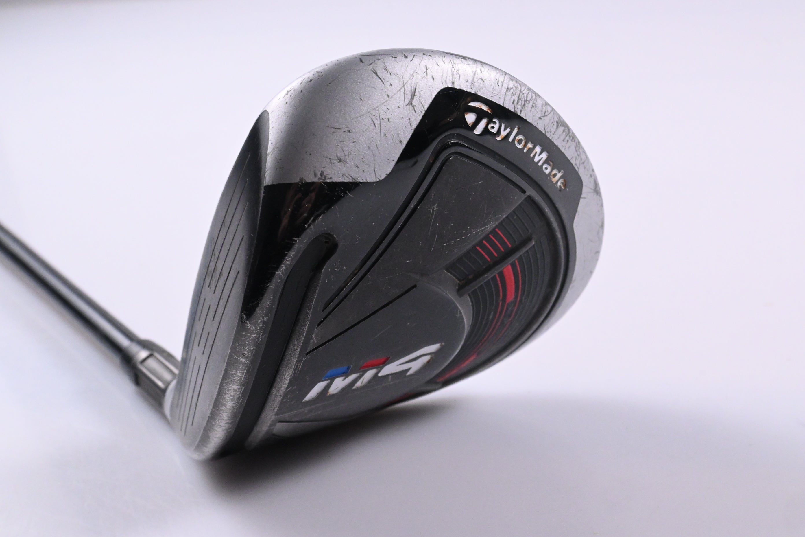 Left Hand Taylormade M4 #3 Wood / 15 Degree / Regular Flex Atmos Red 5 Shaft