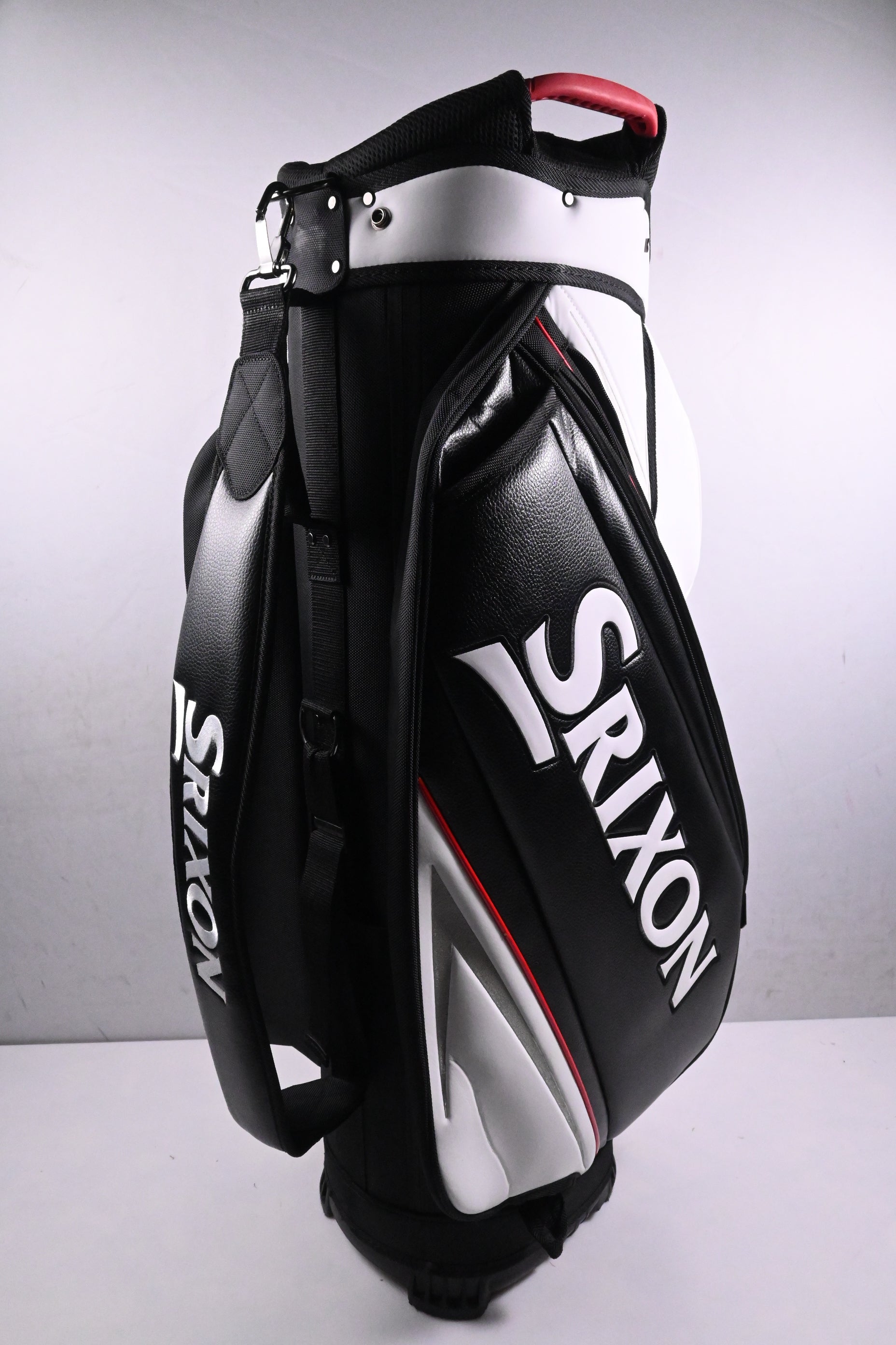 Srixon Tour Cart Bag / 14-Way Divider / White, Black, Red