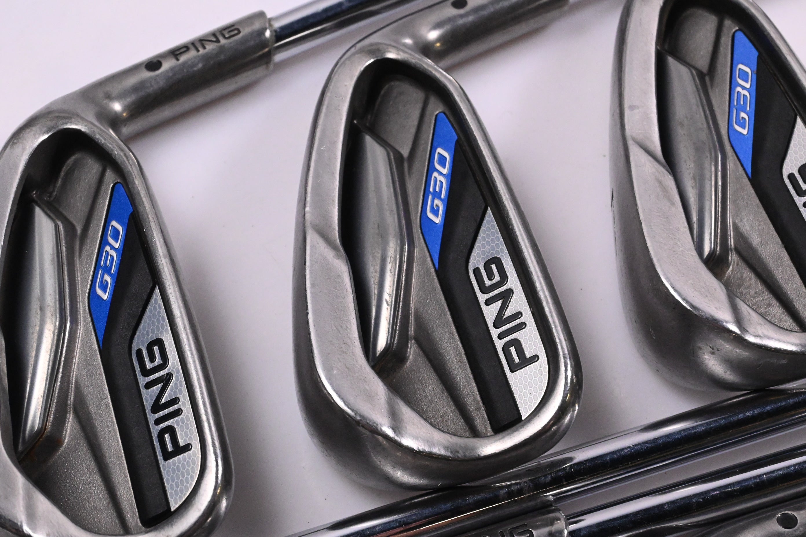 Ping G30 Irons / 5-PW+SW / Black Dot / Regular Flex Ping CFS Distance