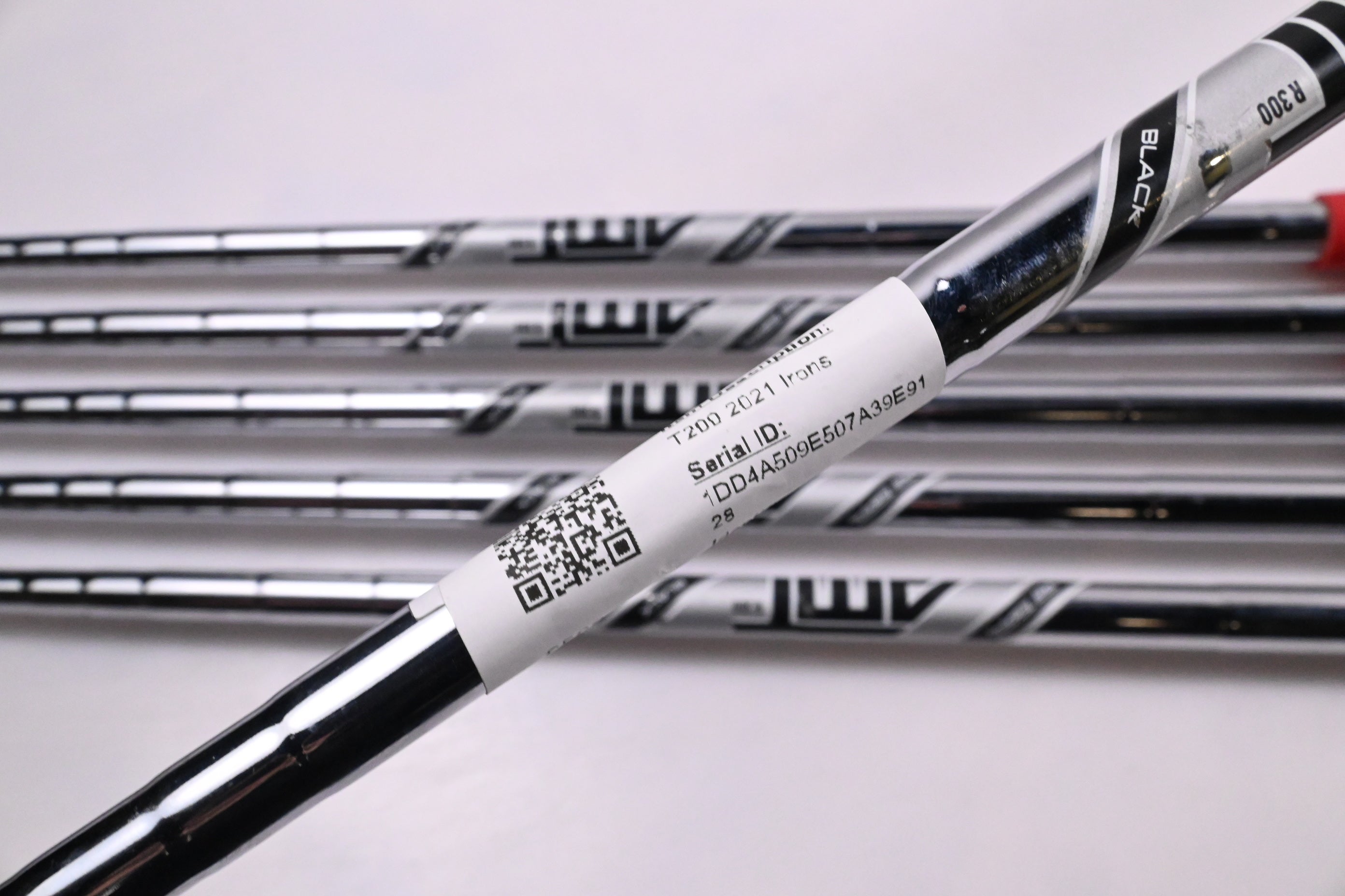 Titleist T200 2021 Irons / 5-PW / Regular Flex AMT Black R300 Shafts