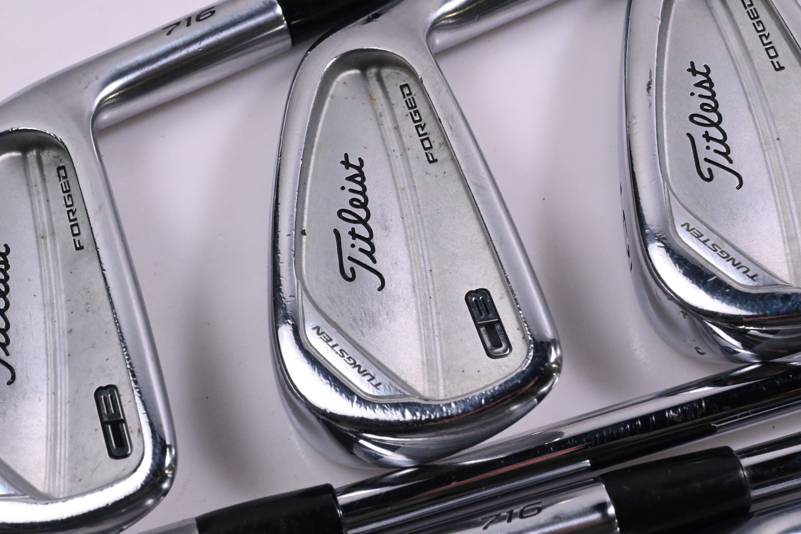 Titleist 716 CB Irons / 4-PW / Stiff Flex Dynamic Gold AMT S300 Shafts