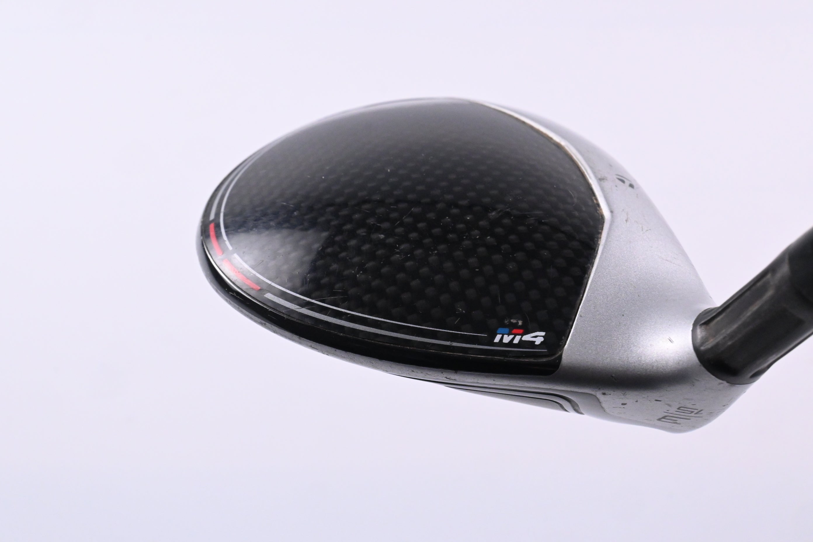 Left Hand Taylormade M4 #3 Wood / 15 Degree / Regular Flex Atmos Red 5 Shaft