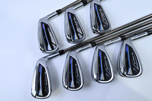 Cobra King Radspeed One Length Irons / 5-PW+GW / Senior Flex Recoil ESX 460