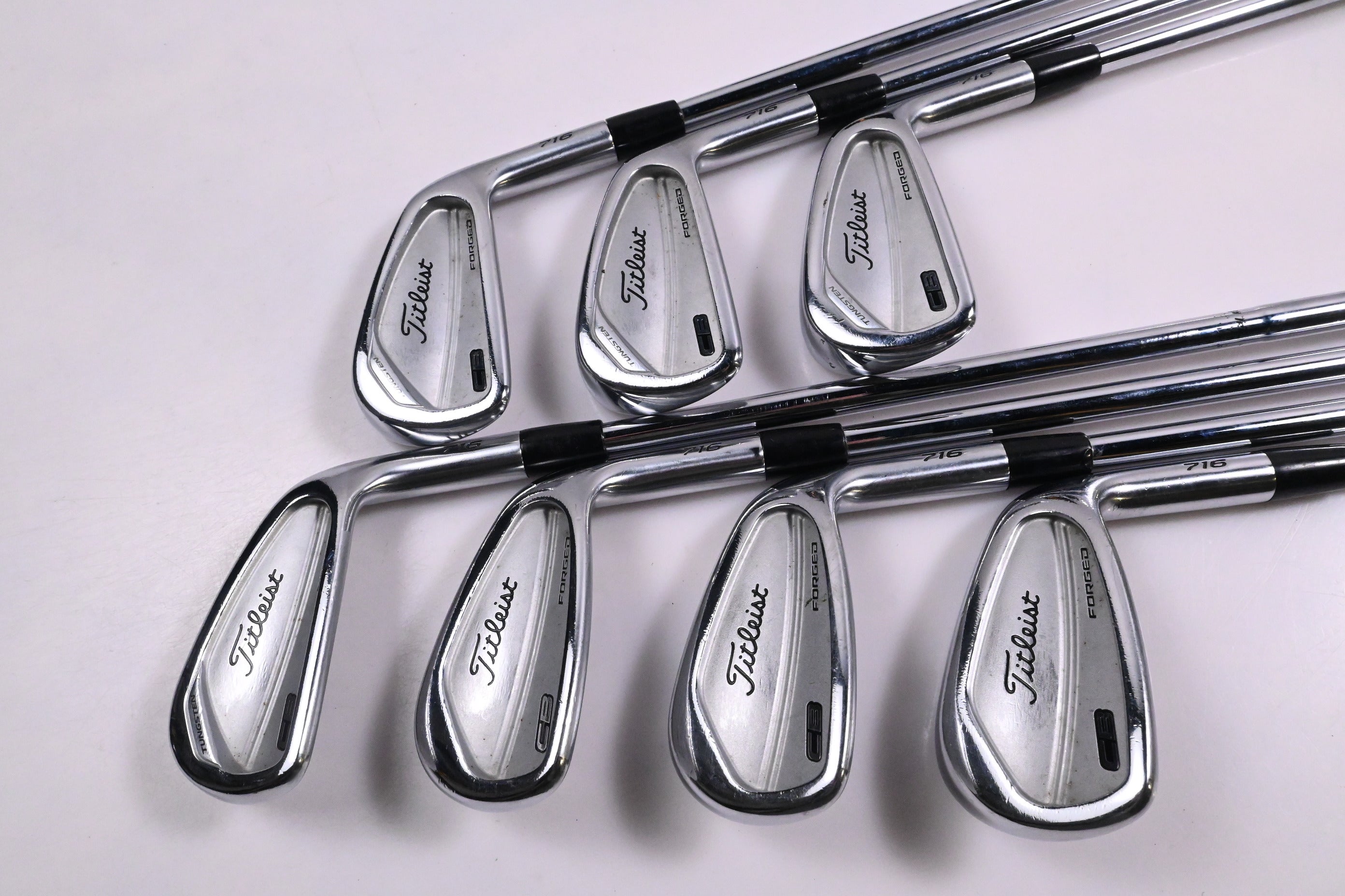 Titleist 716 CB Irons / 4-PW / Stiff Flex Dynamic Gold AMT S300 Shafts