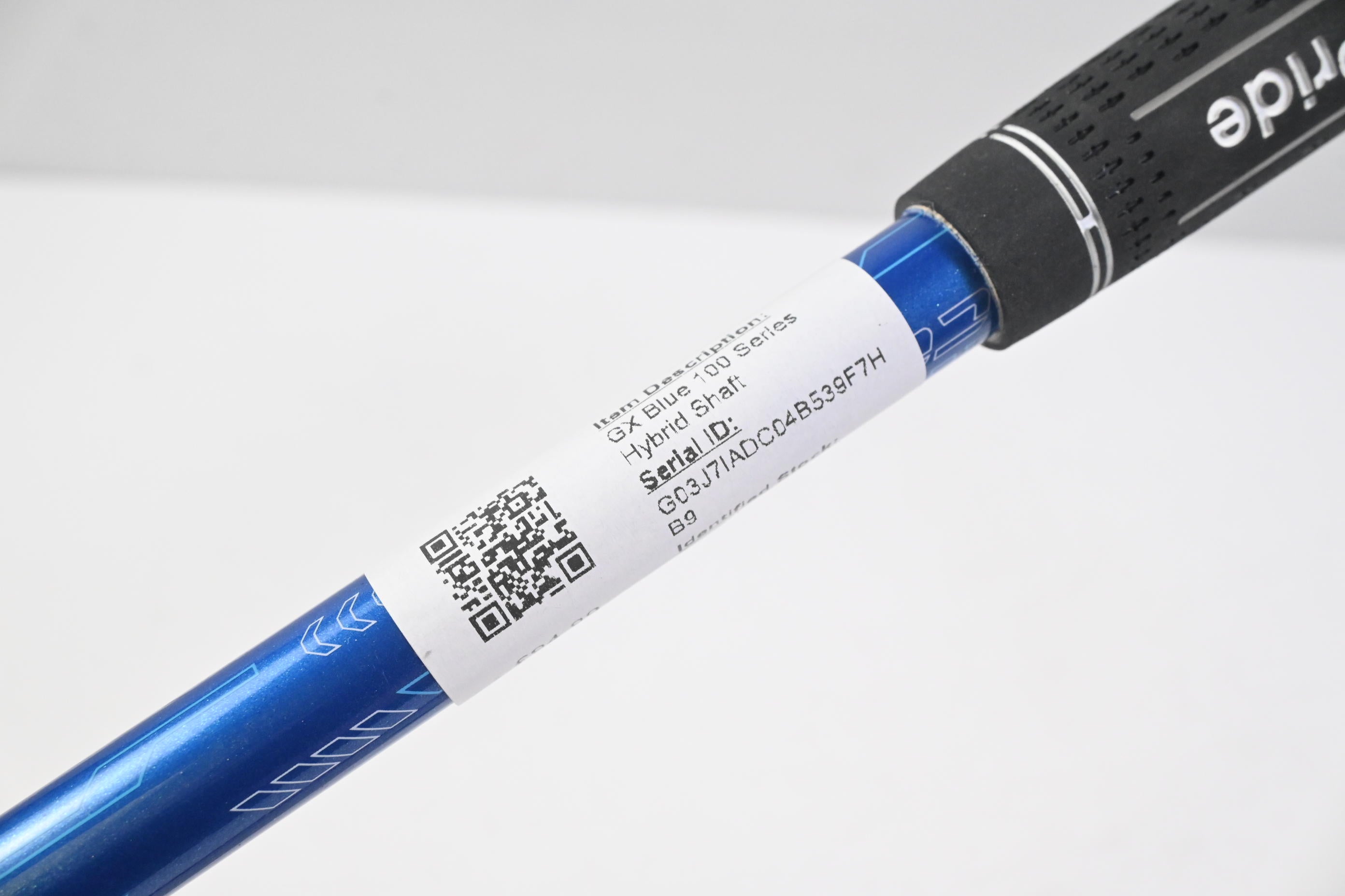 Accra GX Blue 100H #4 Hybrid Shaft / Stiff Flex / .370" Tip