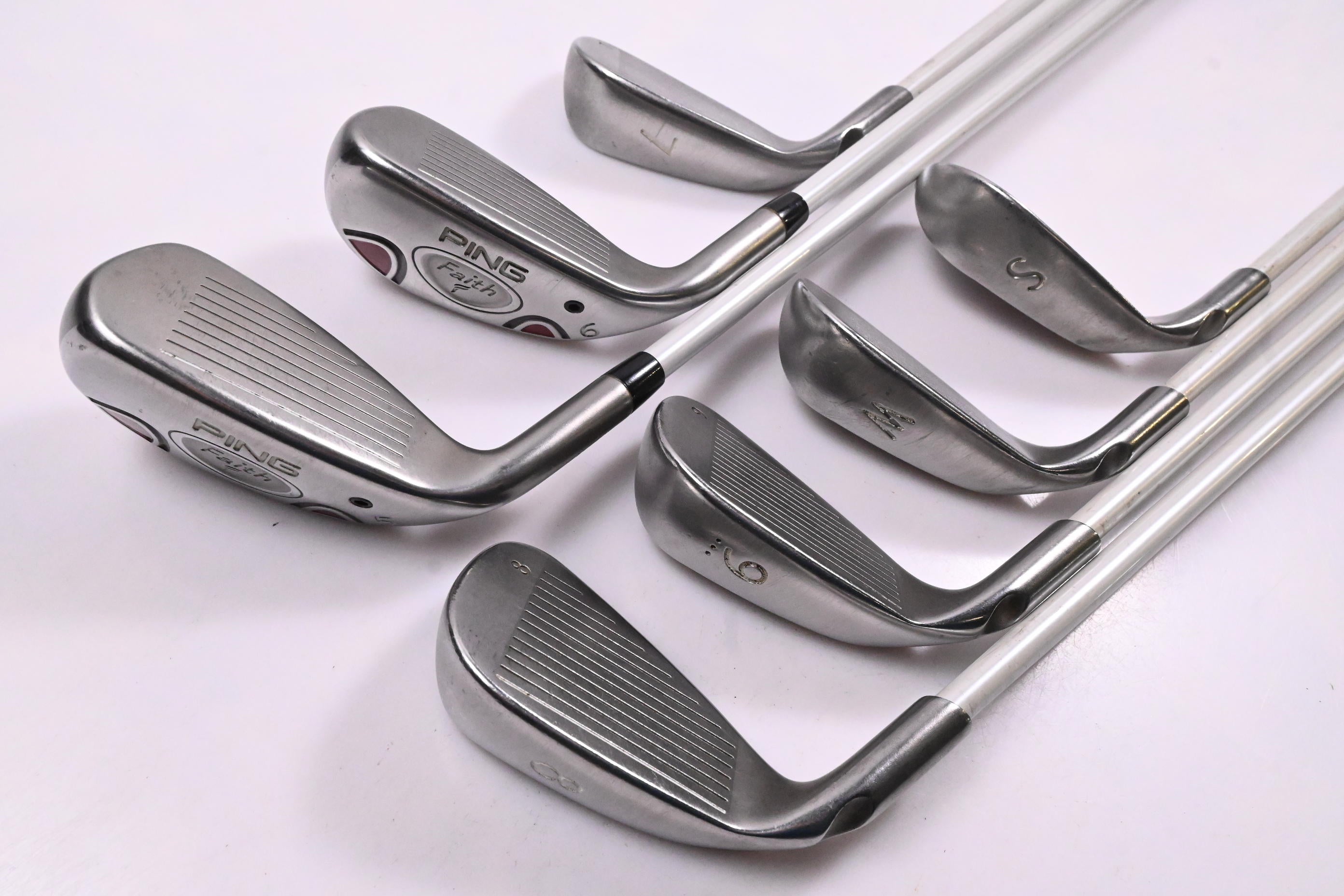Ladies Ping Faith Hybrid Combo Irons / 5-PW+SW / Ladies Flex Ping ULT 200 Shafts