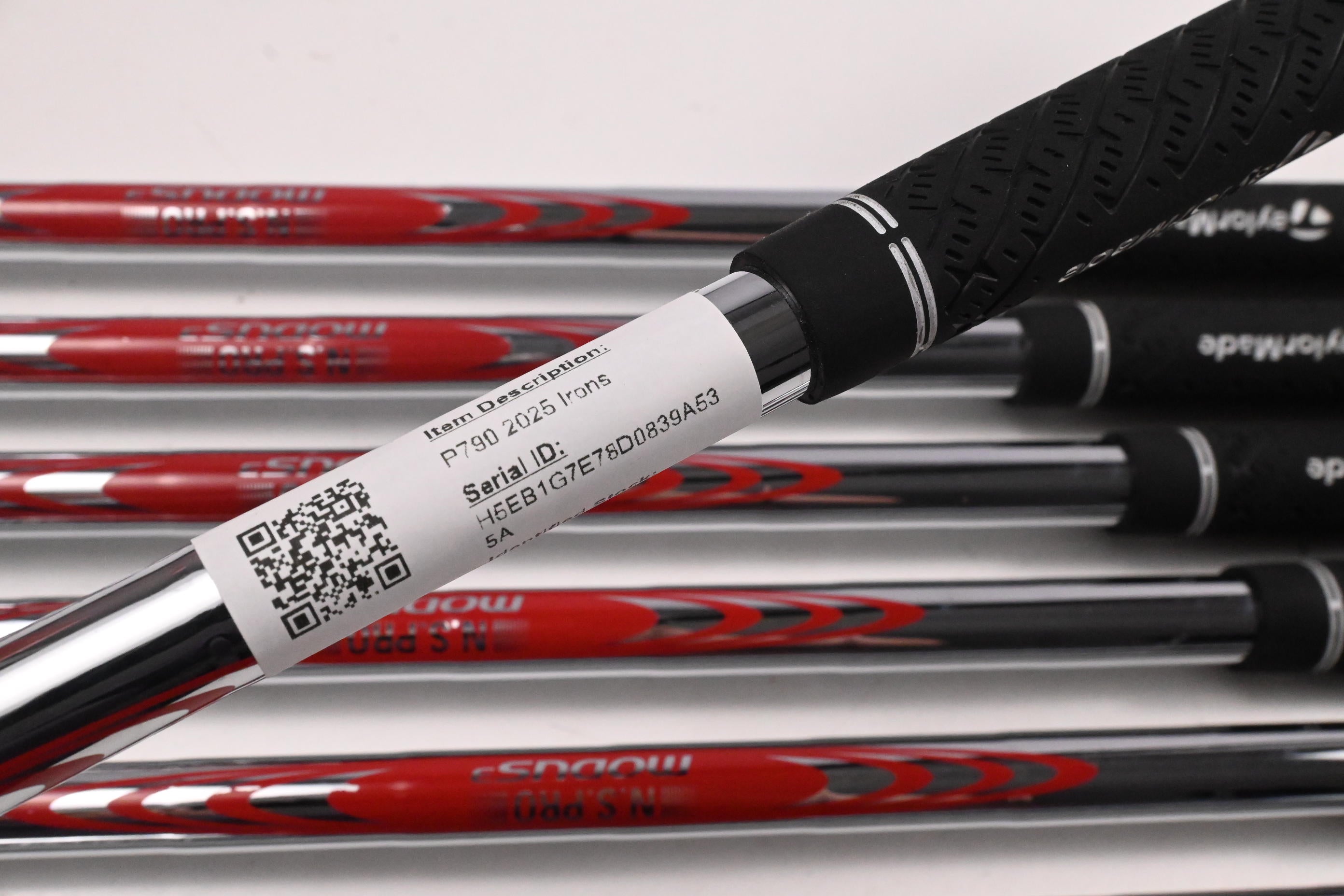 Taylormade P790 2025 Irons / 4-PW / Stiff Flex NS Pro Modus 3 105 Shafts
