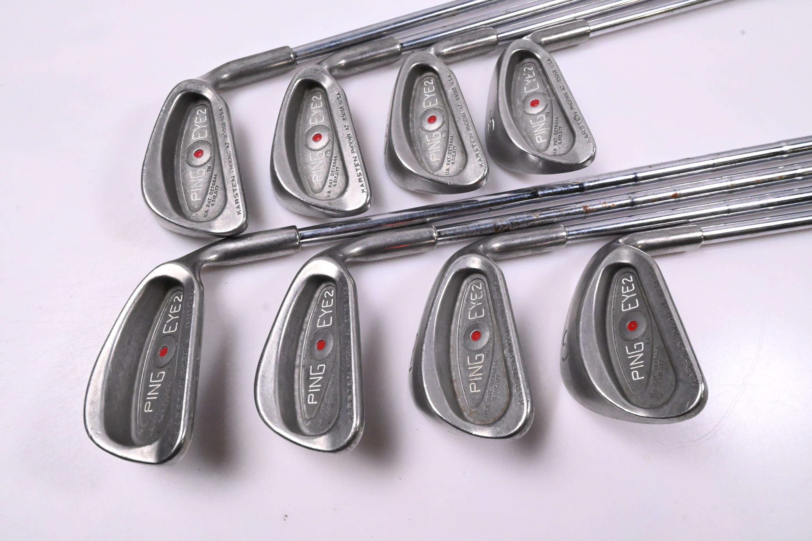 Ping Eye 2 Irons / 3-9i+SW / Red Dot / Stiff Flex Ping Shafts