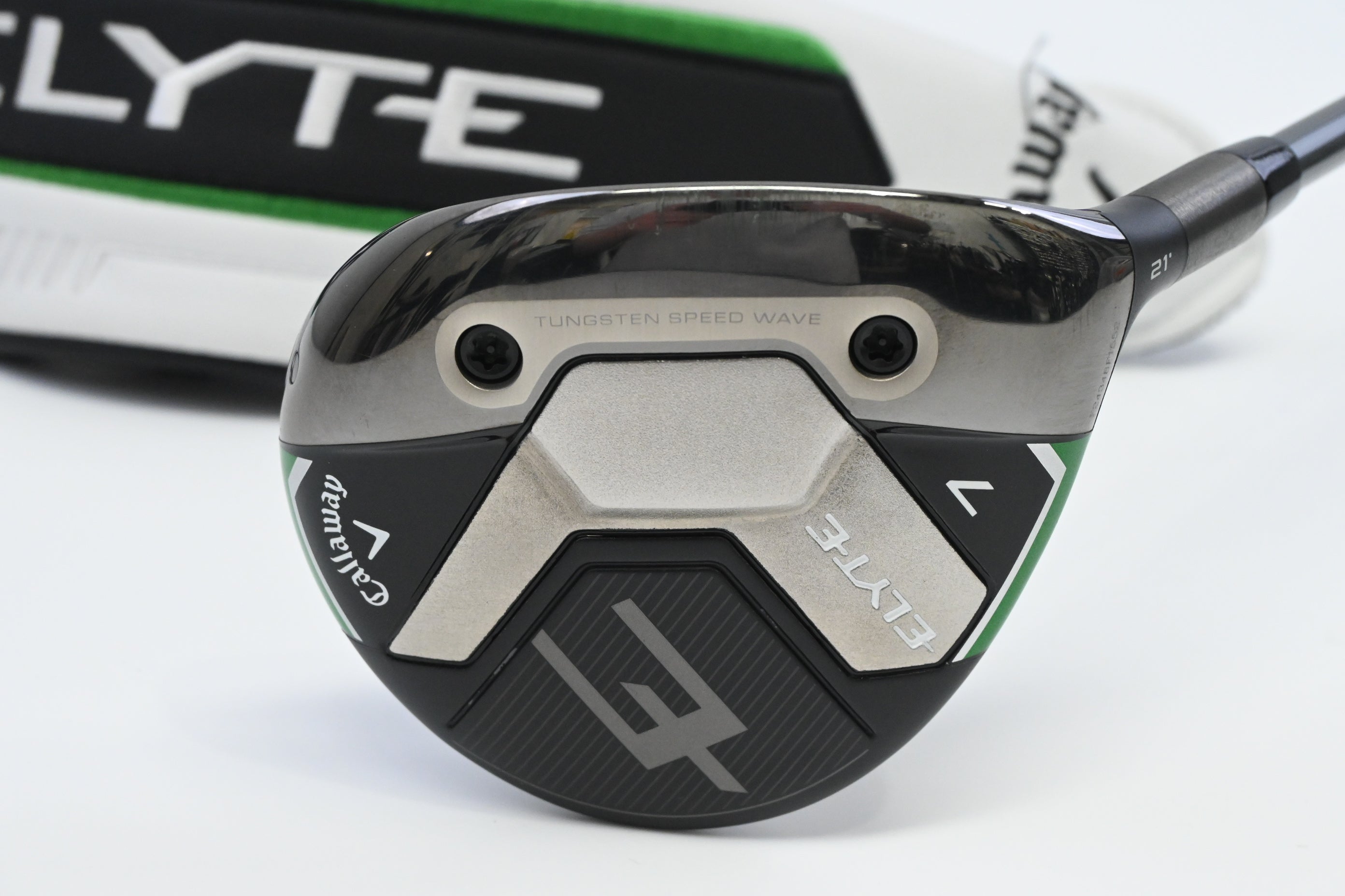 Callaway Elyte #7 Wood / 21 Degree / Stiff Flex Denali Charcoal 60 Shaft