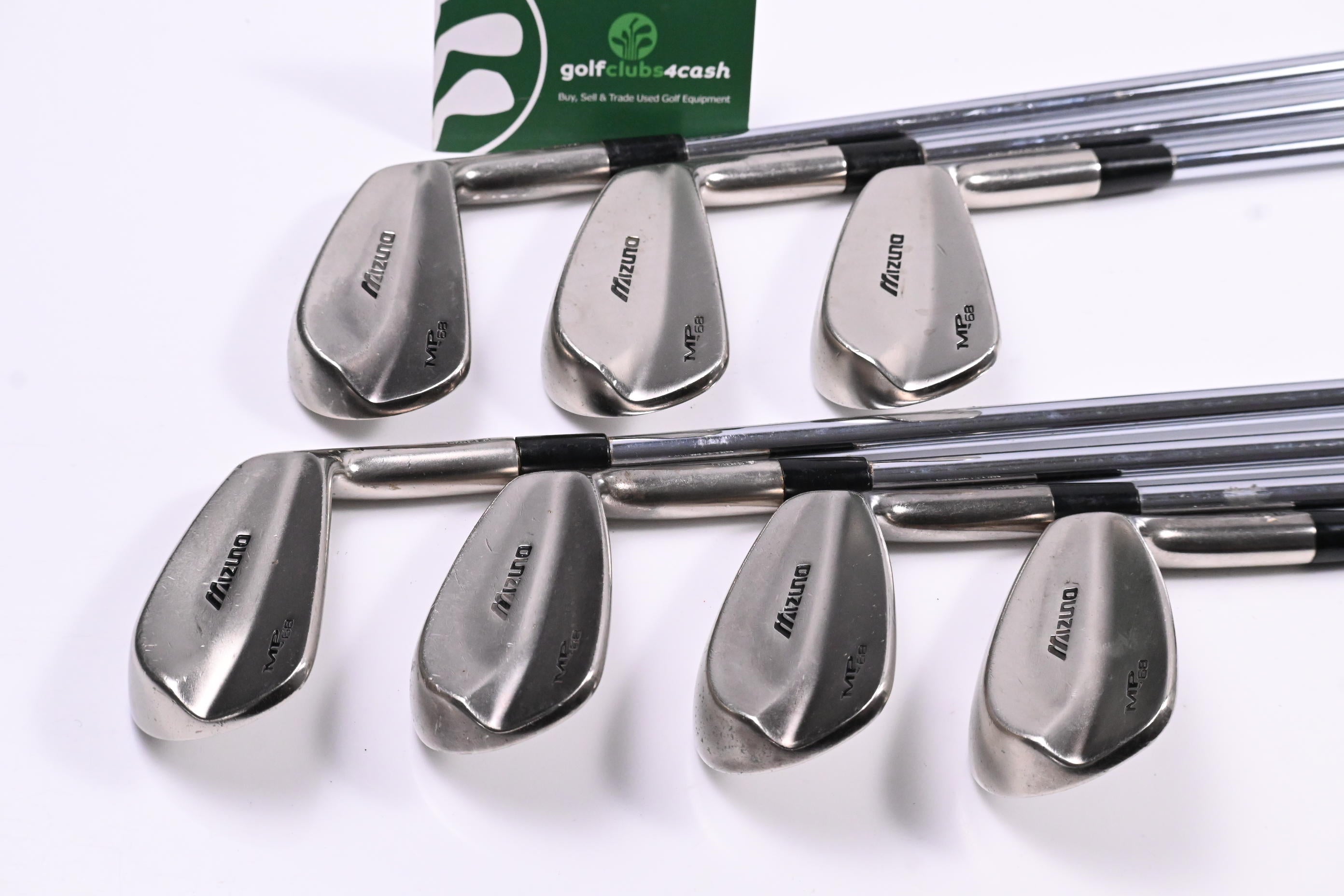 Mizuno MP-68 Irons / 4-PW / Stiff Flex Dynalite Gold XP S300 Shafts