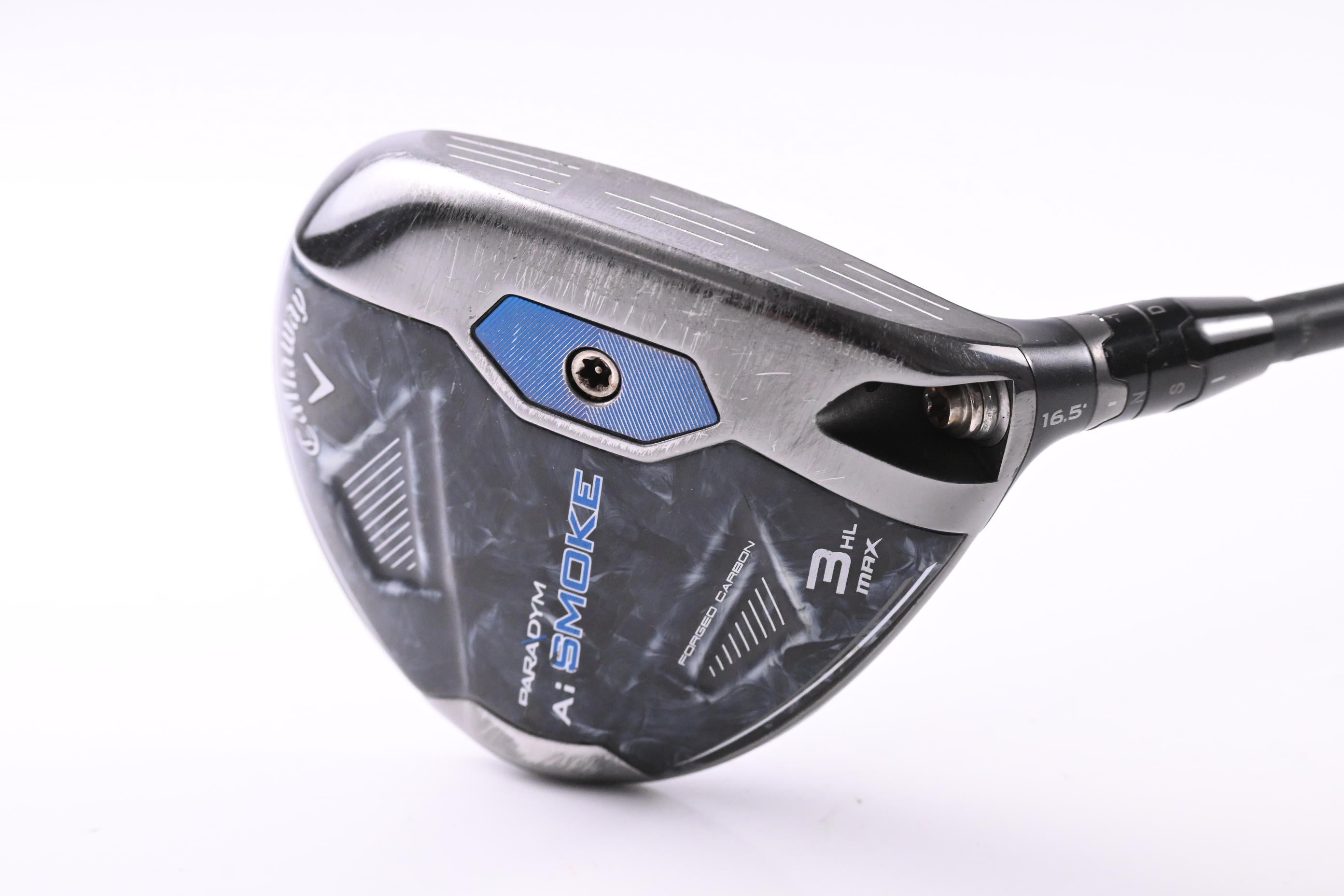 Callaway Paradym Ai Smoke Max #3 Wood / 16.5 Degree / Stiff Flex Tensei AV Blue 65
