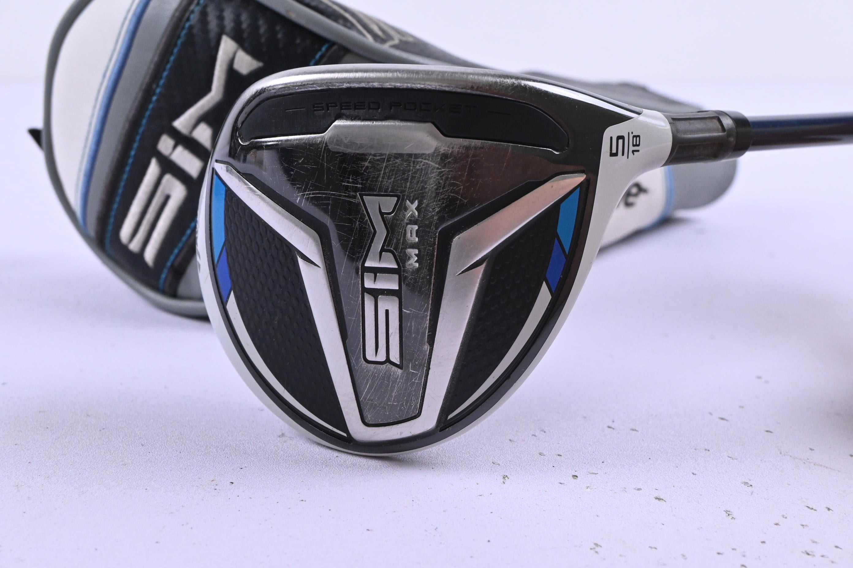 Taylormade SIM Max #5 Wood / 18 Degree / Stiff Flex Fujikura Ventus Blue 6 Shaft