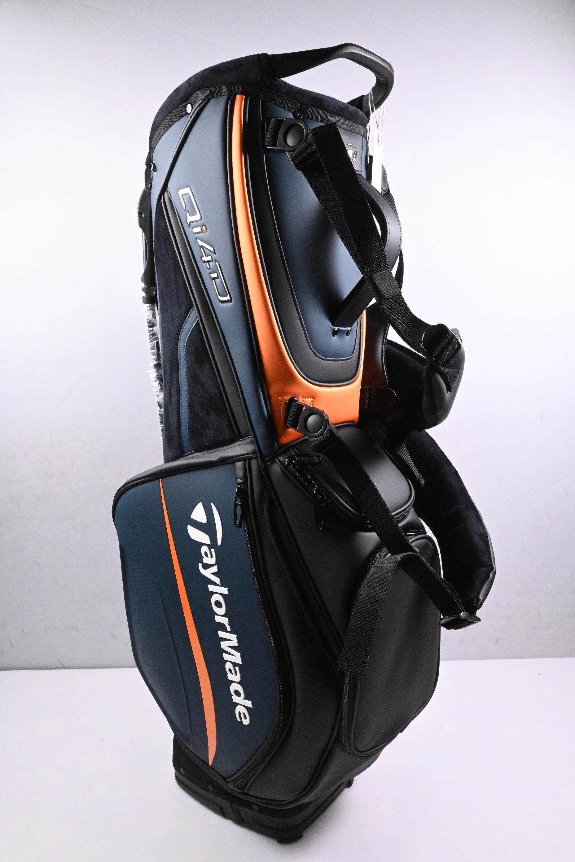 Taylormade Qi4D Stand Bag / 4-Way Divider / Navy, Orange