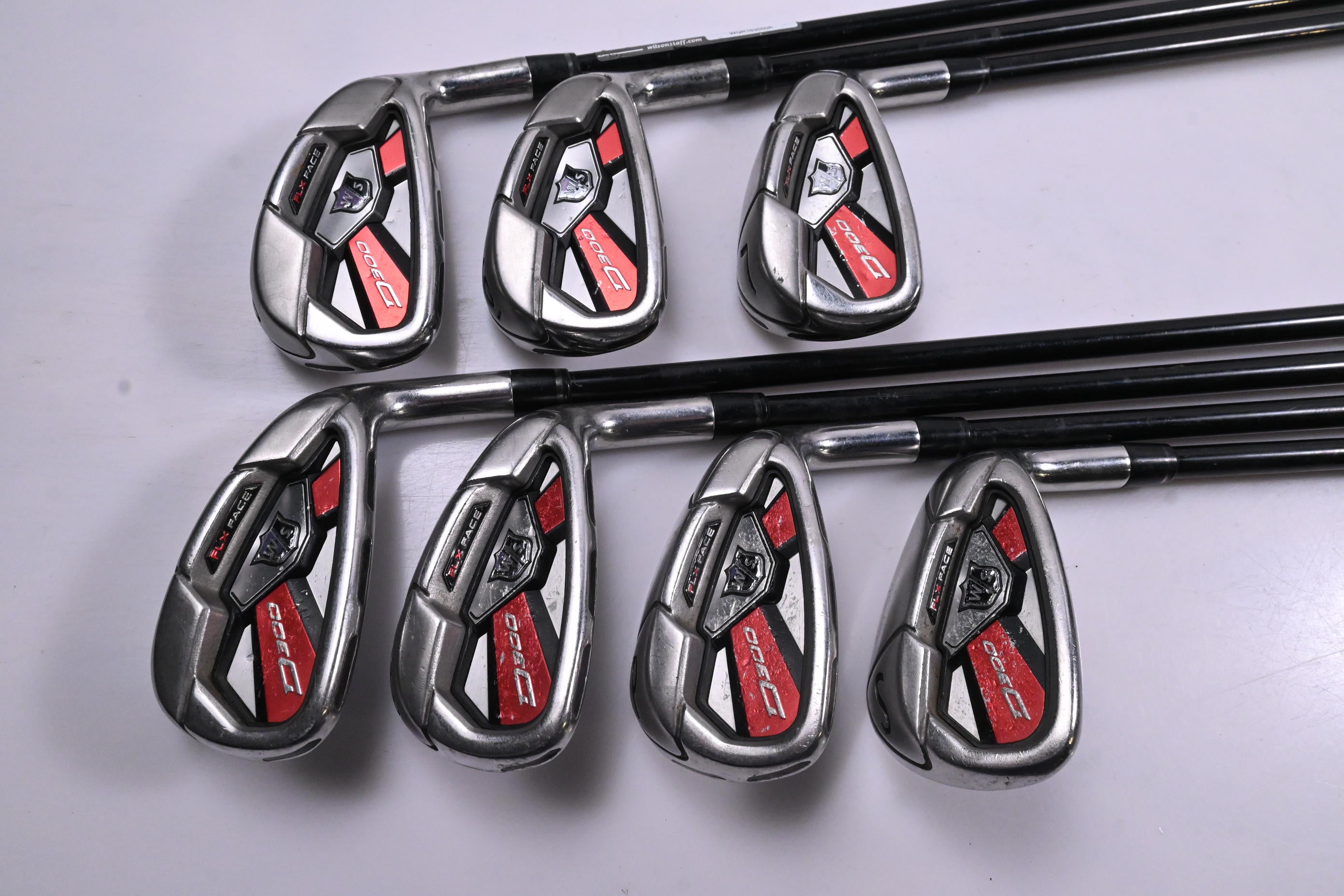 Wilson D300 Irons / 5-PW+SW / Senior Flex Matrix Speed Rul-Z 59 Shafts