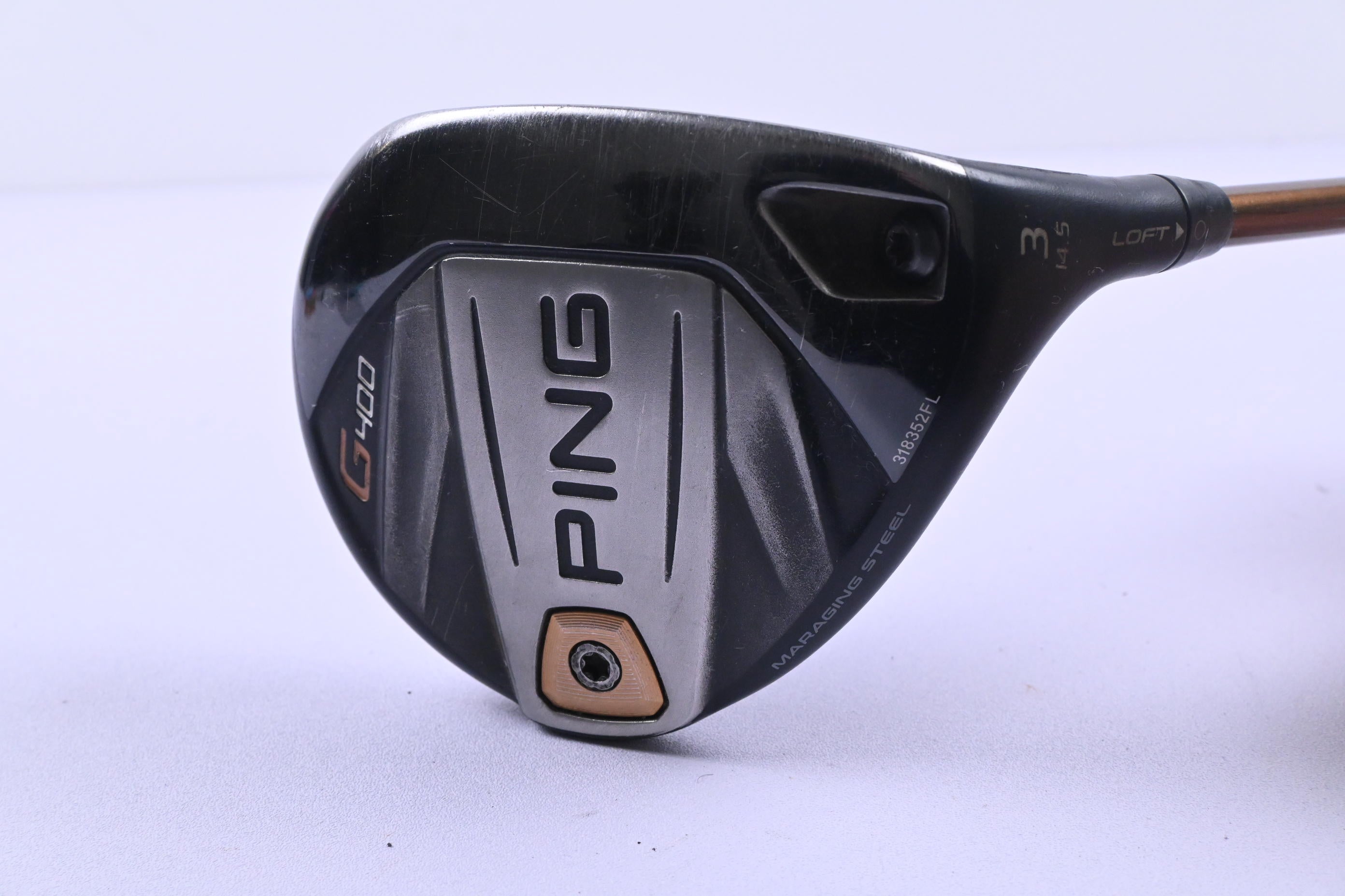 Ping G400 #3 Wood / 14.5 Degree / Regular Flex Ping Alta CB 65 Shaft
