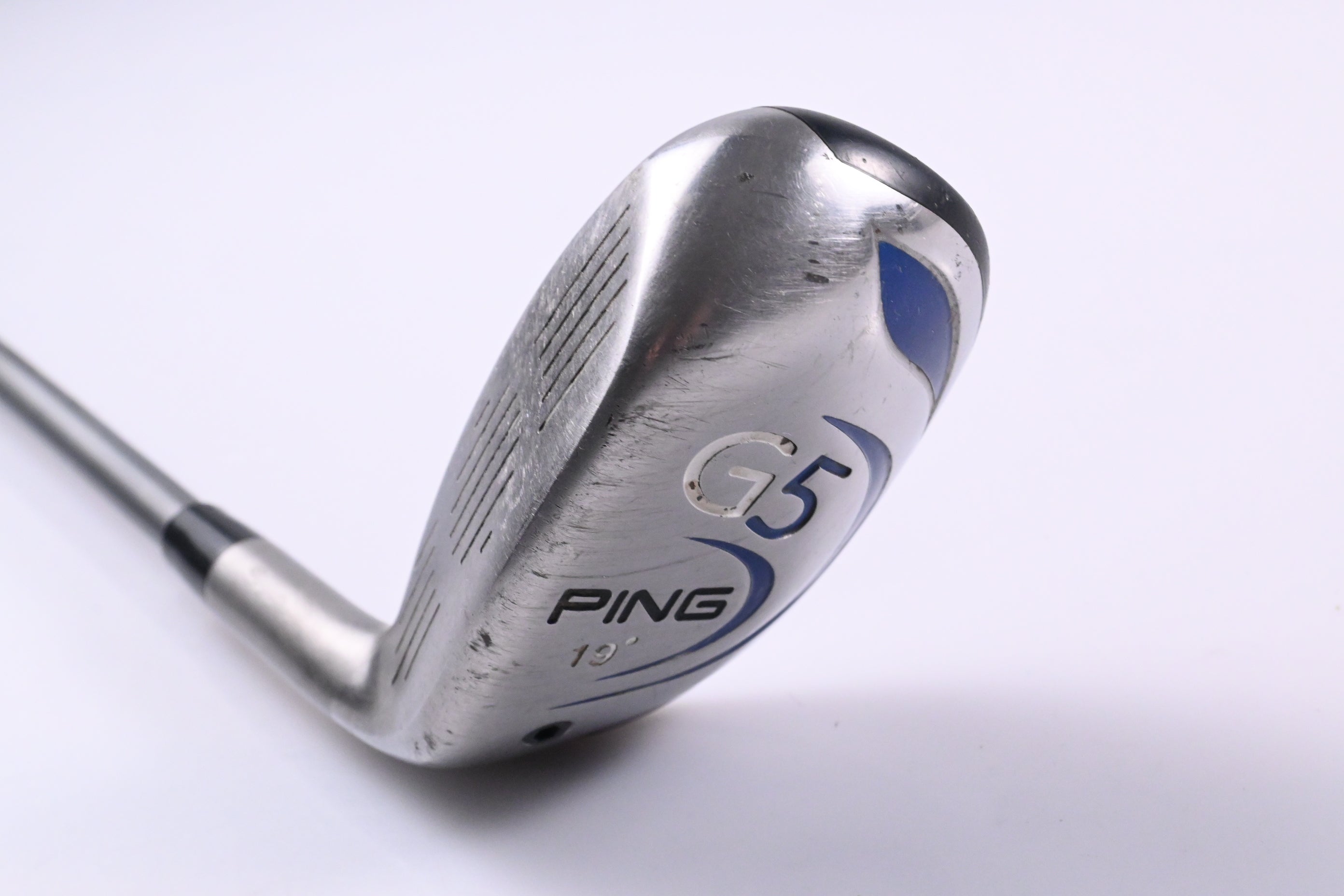 Left Hand Ping G5 #3 Hybrid / 19 Degree / Regular Flex Ping TFC 100 H Shaft