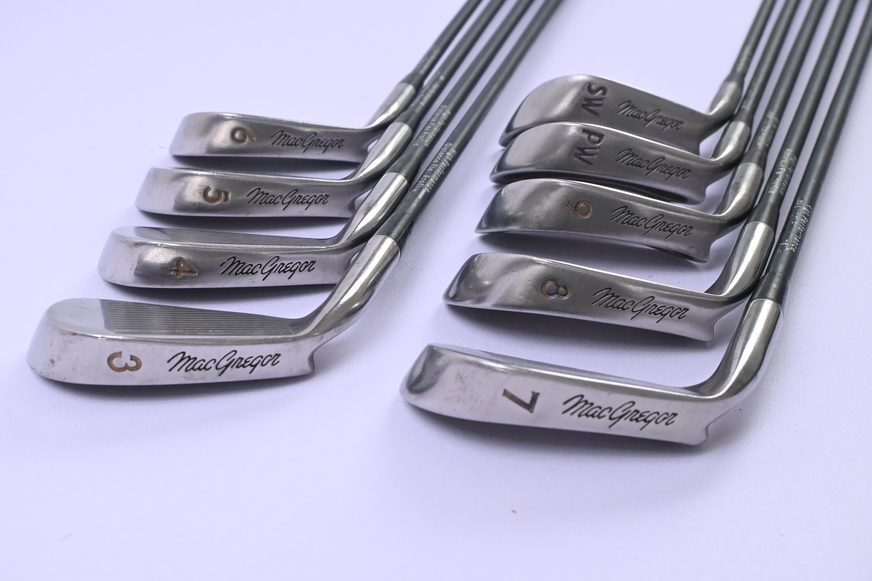 MacGregor Doctor Irons / 3-PW+SW / Stiff Flex MacGregor Co Wound Shafts