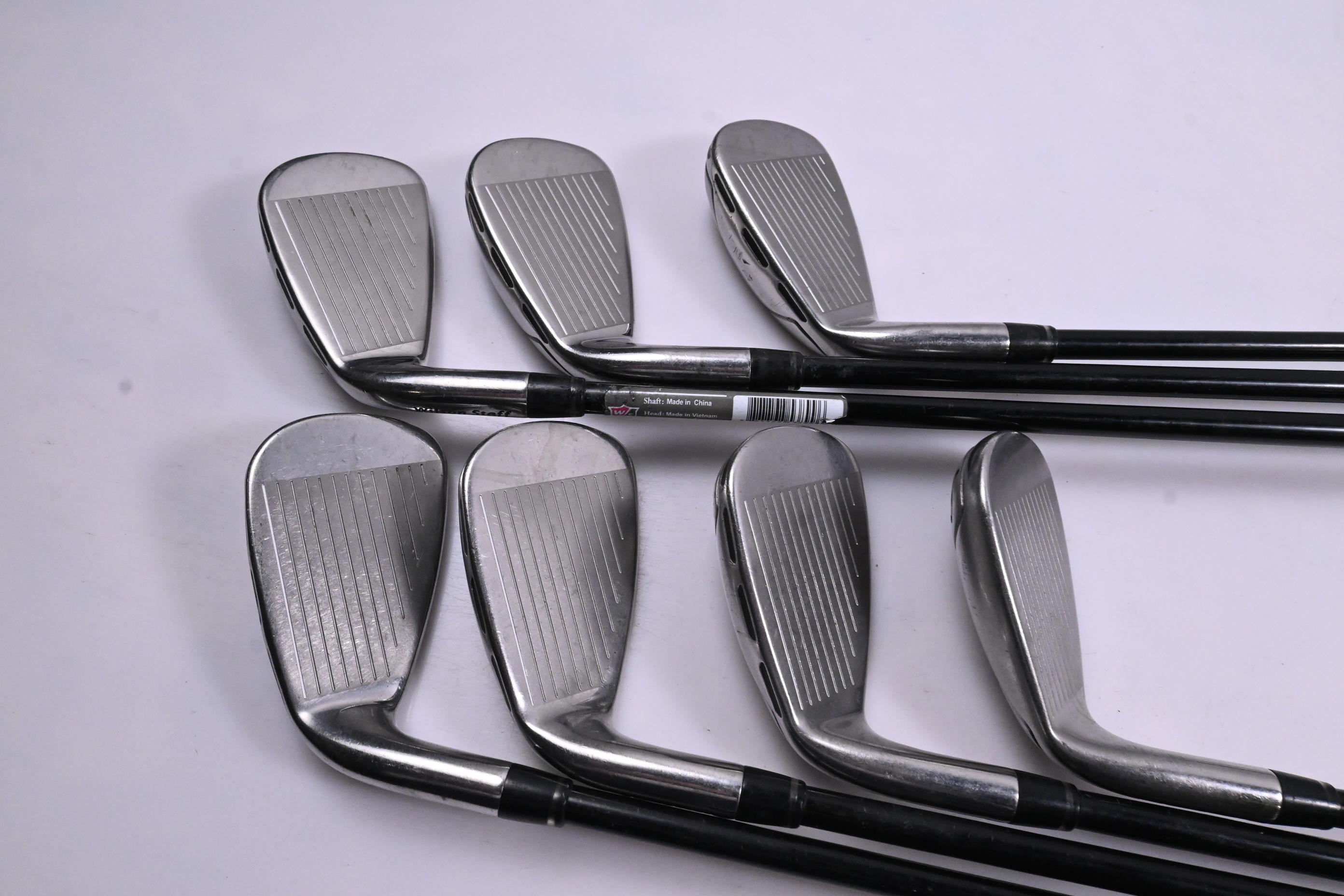Wilson D300 Irons / 5-PW+SW / Senior Flex Matrix Speed Rul-Z 59 Shafts