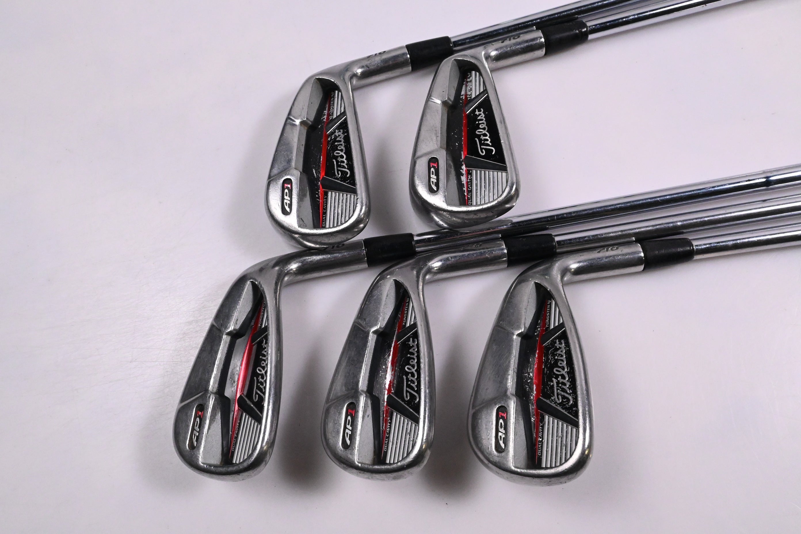 Titleist AP1 710 Irons / 6-PW / Stiff Flex Steel Shafts