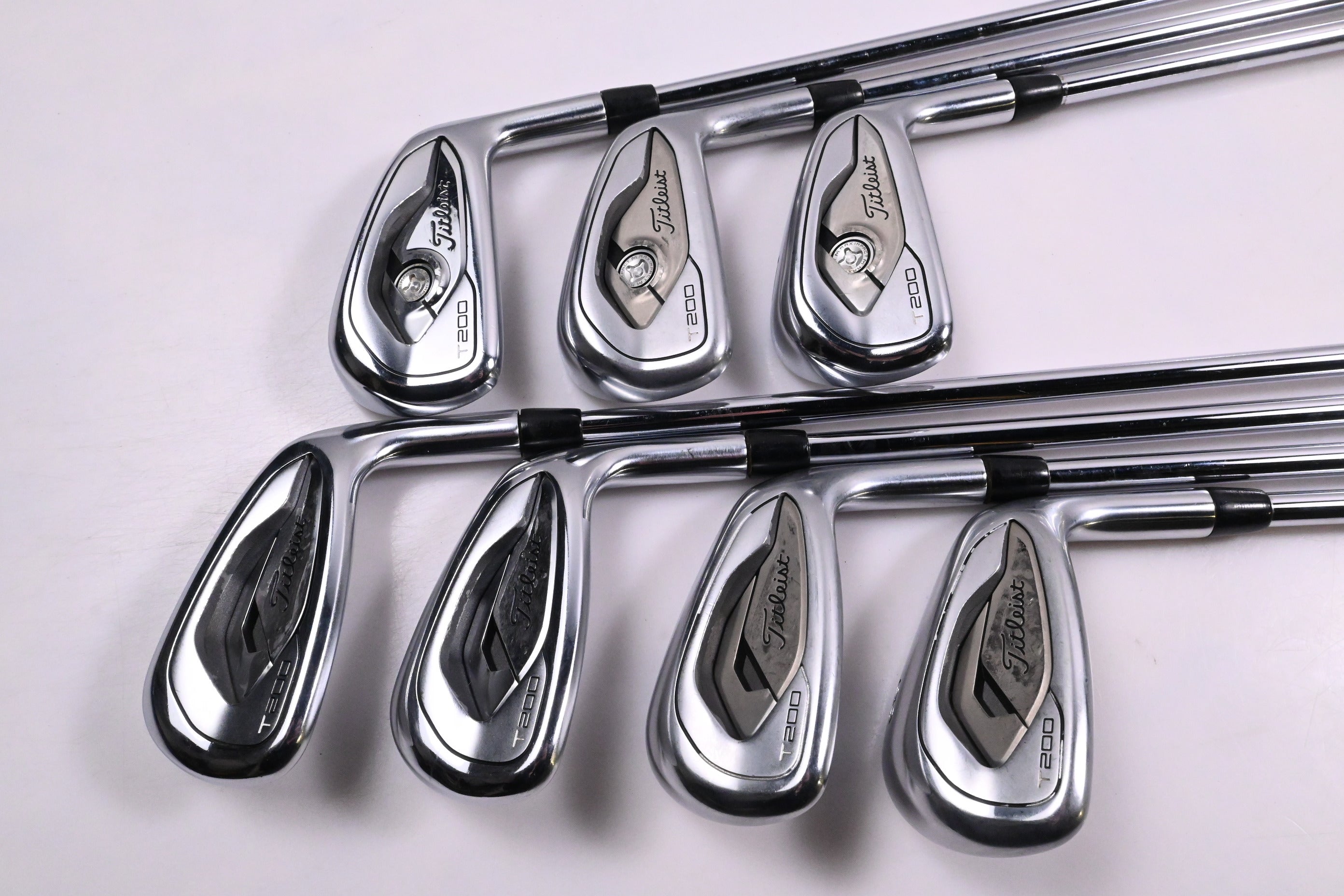 Titleist T200 2019 Irons / 5-PW+48° / Regular Flex AMT Black R300 Shafts
