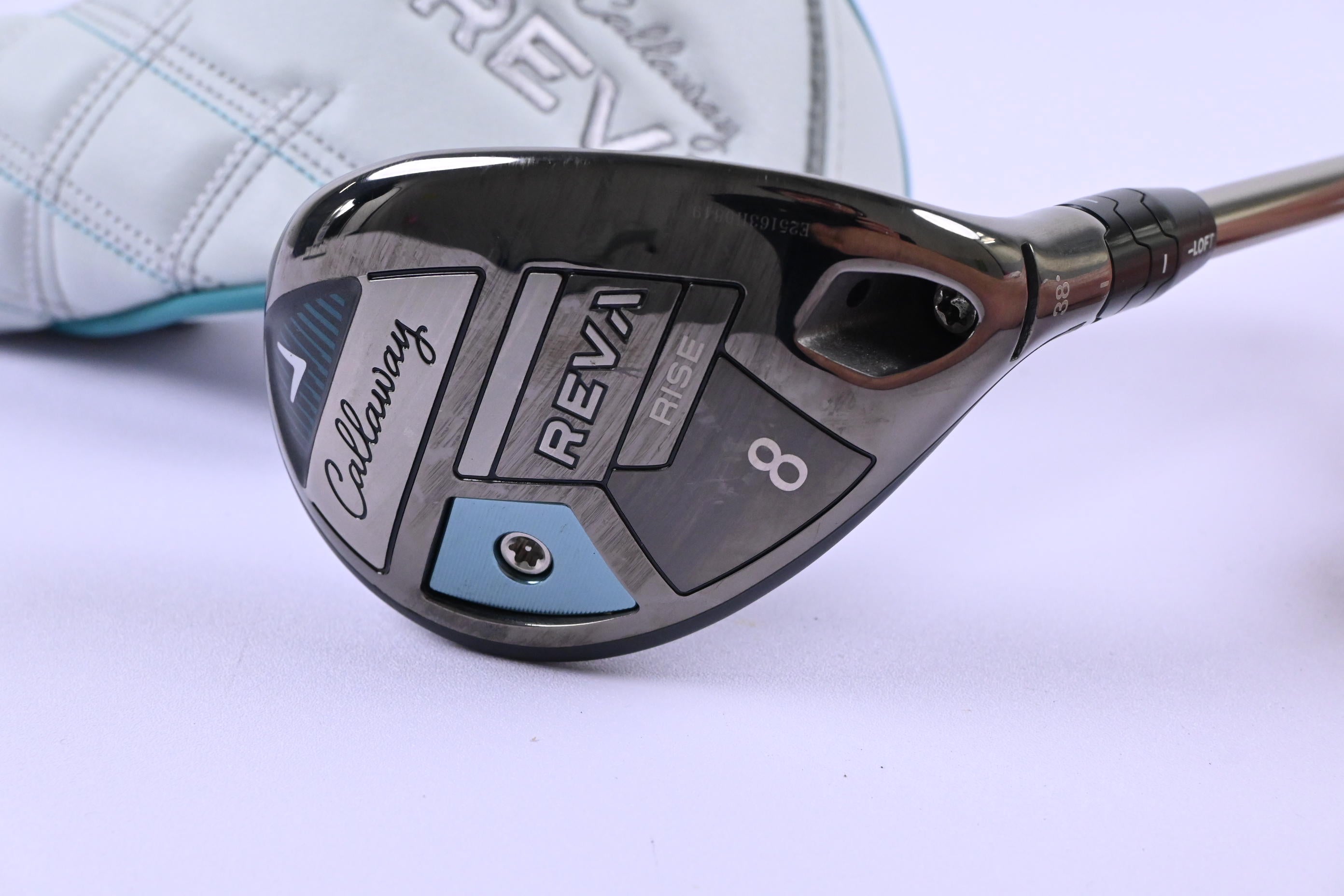Ladies Callaway Reva Rise #8 Hybrid / 38 Degree / Ladies Flex UST LIN-Q LTE 4