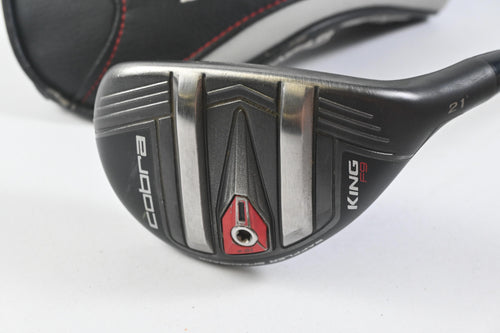 Cobra King F9 #4 Hybrid / 21 Degree / Stiff Flex Fujikura Atmos Black 7 Shaft