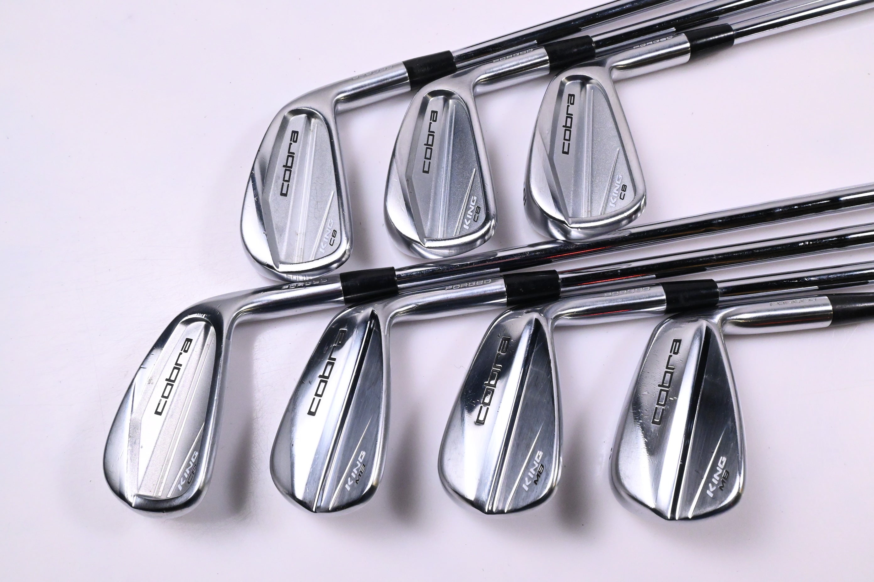 Cobra King CB/MB Combo Irons / 4-PW / X-Flex KBS $-Taper 130 Shafts