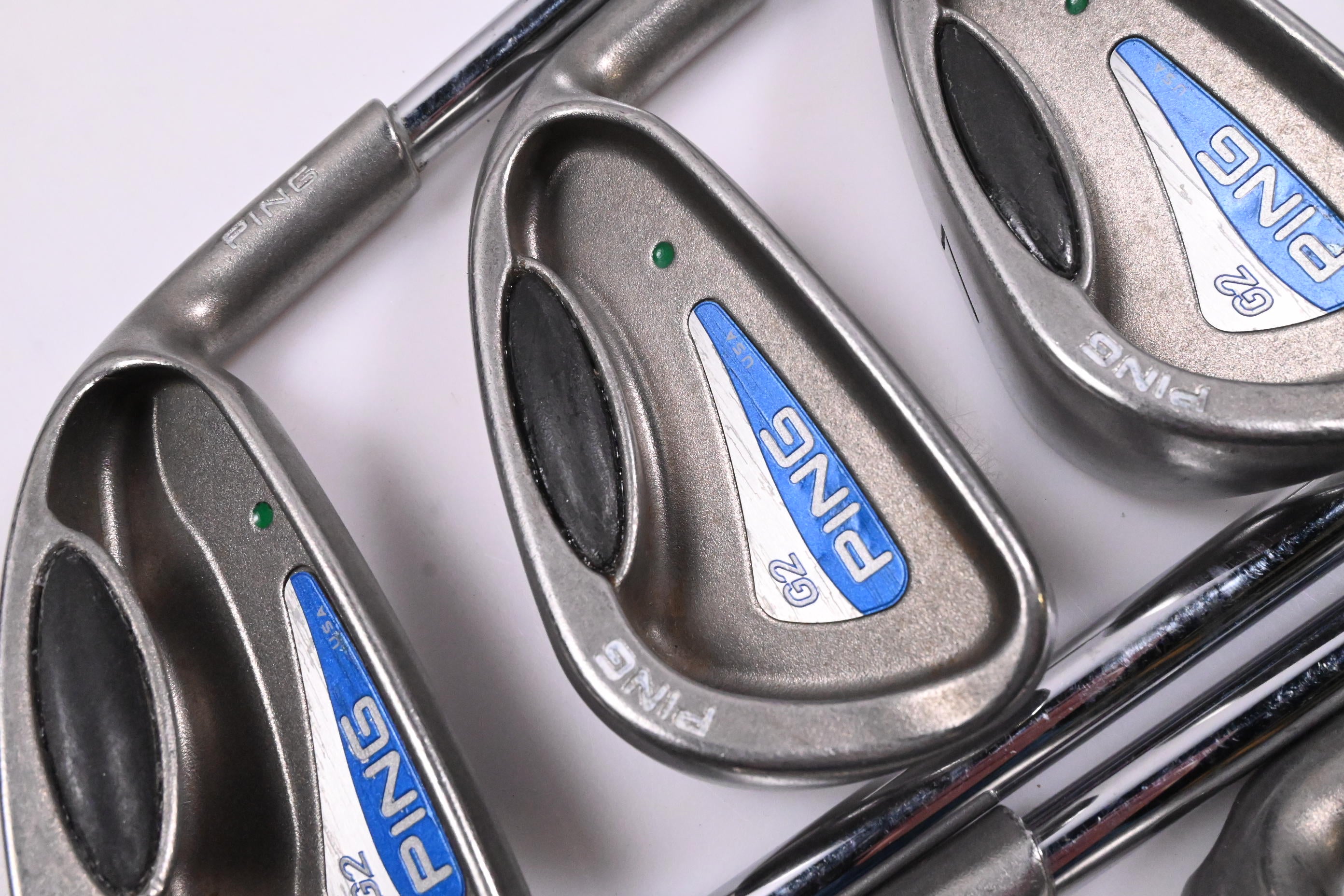 Ping G2 Irons / 5-PW+SW / Green Dot / Regular Flex Ping Shafts