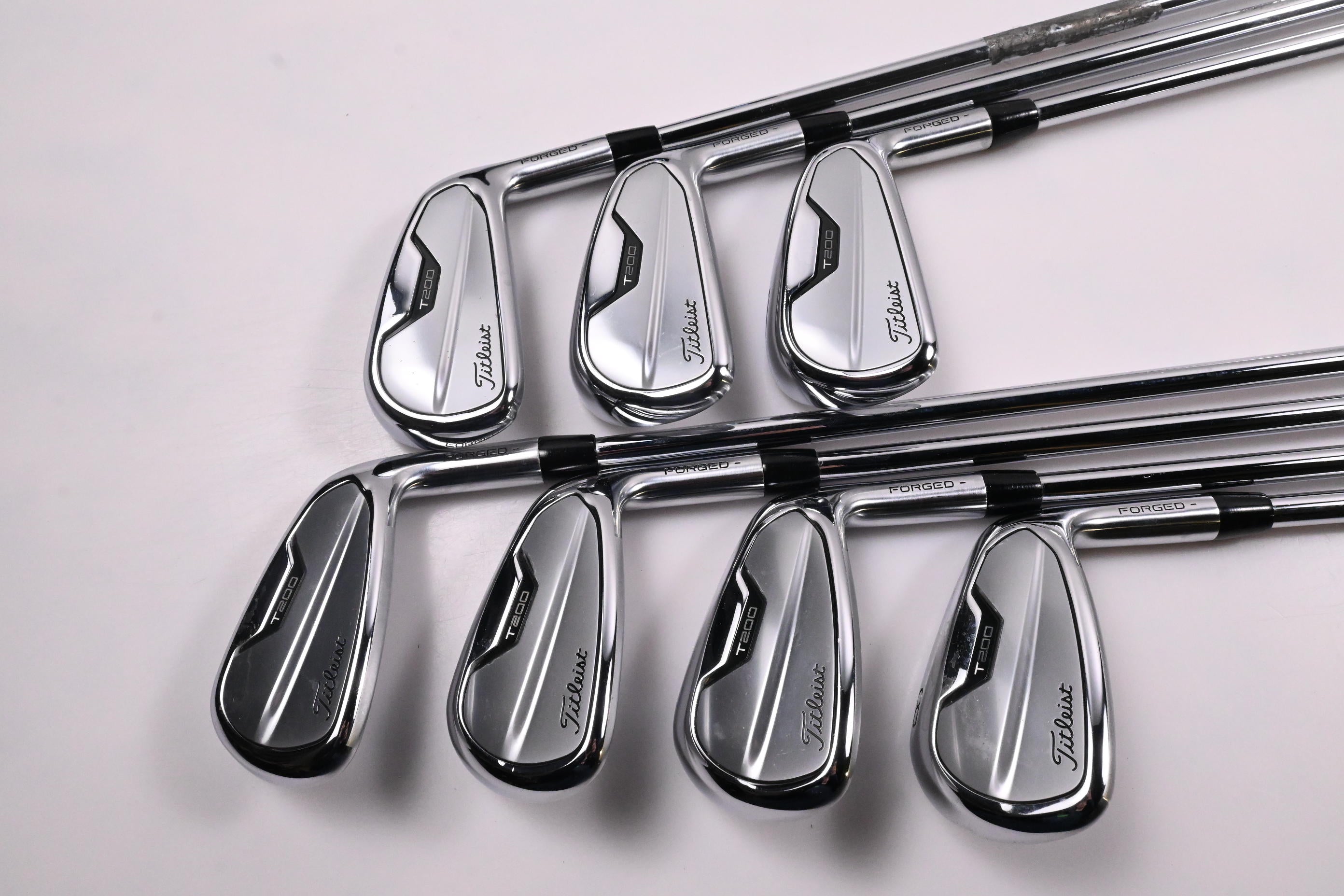 Titleist T200 2021 Irons / 5-PW+48° / Regular Flex AMT Black R300 Shafts