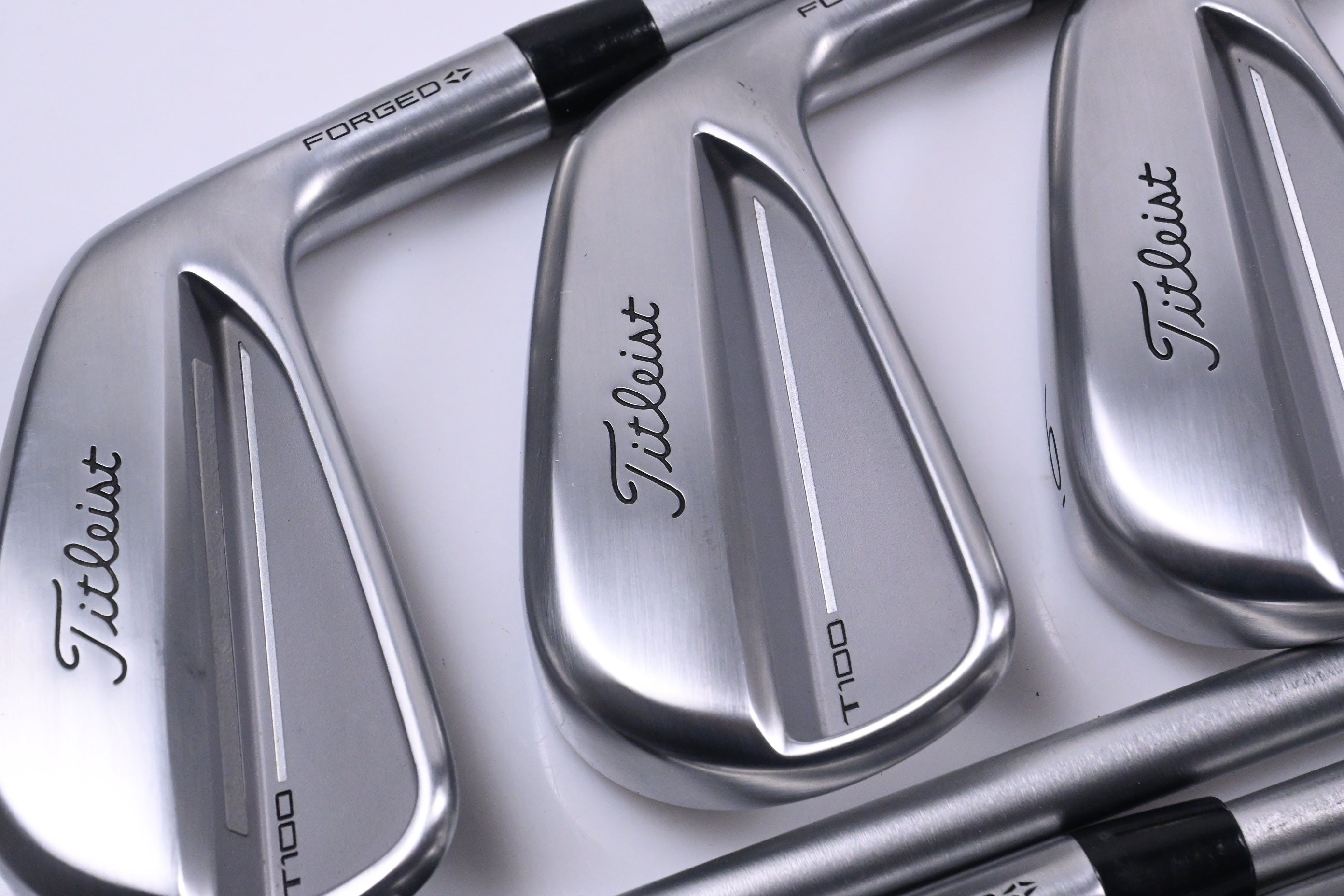 Titleist T100 2025 Irons / 4-PW / Stiff+ Flex KBS Tour C-Taper 125 Shafts