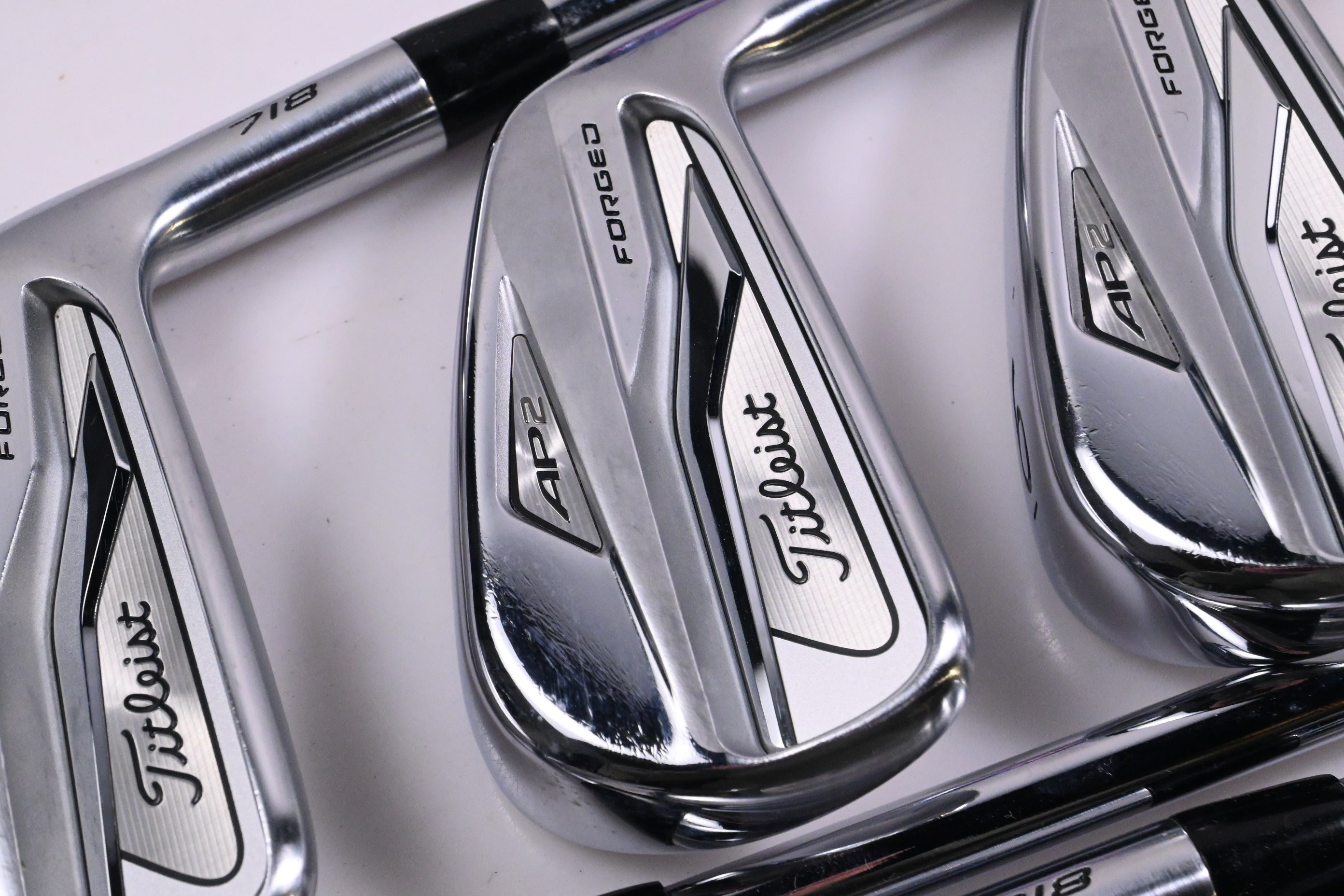 Titleist 718 AP2 Irons / 4-PW / Stiff Flex AMT Black S300 Shafts