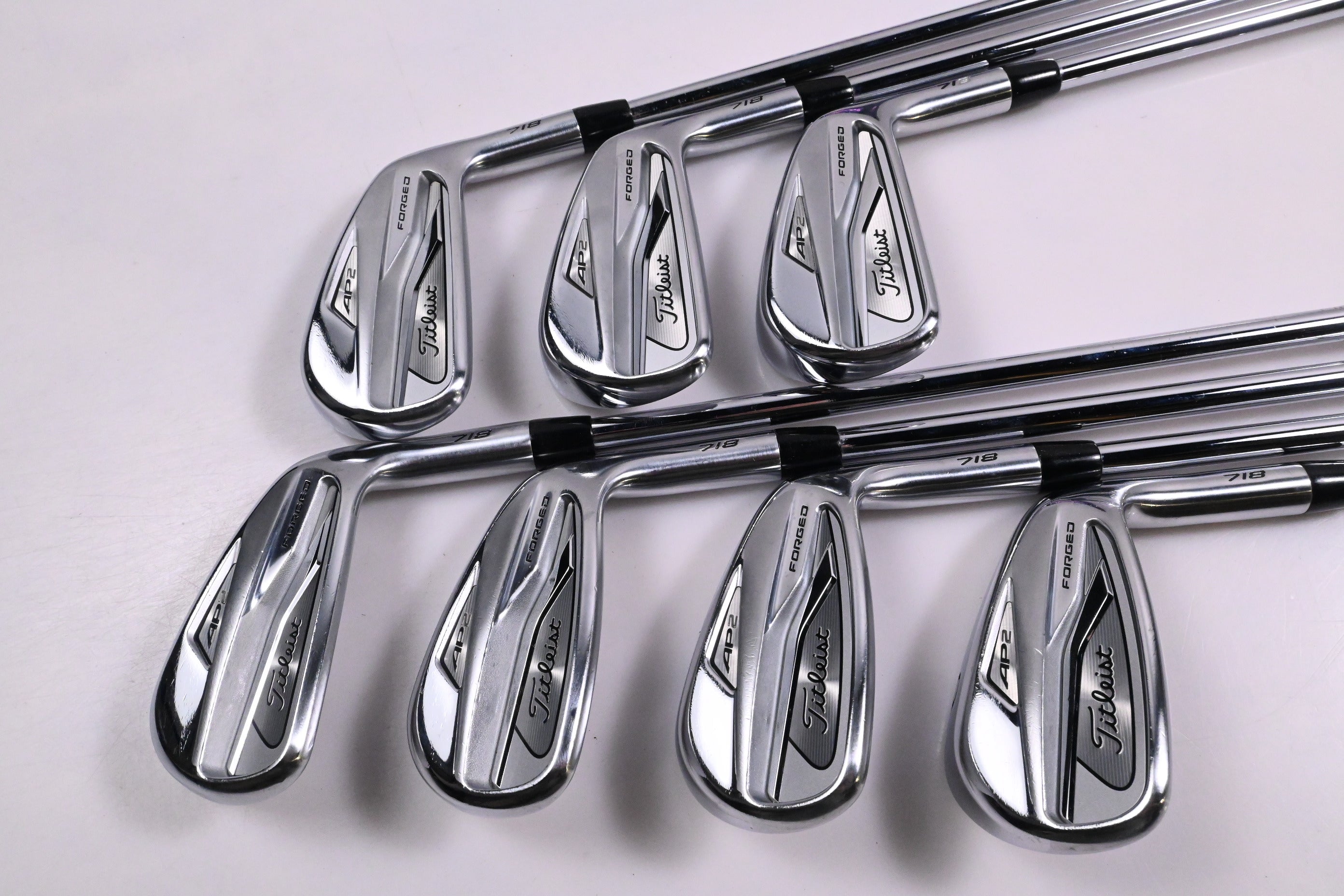 Titleist 718 AP2 Irons / 4-PW / Stiff Flex AMT Black S300 Shafts